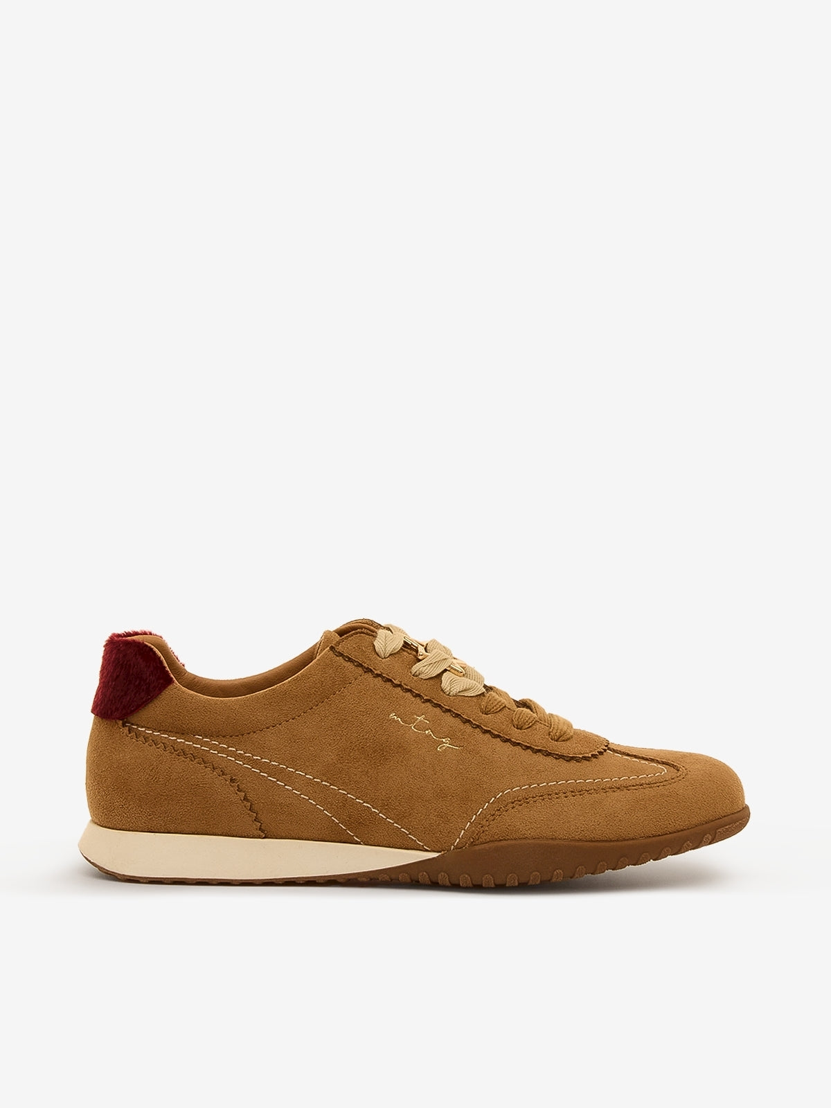 zapatillas Mujer Deportivas de Mujer beige 01