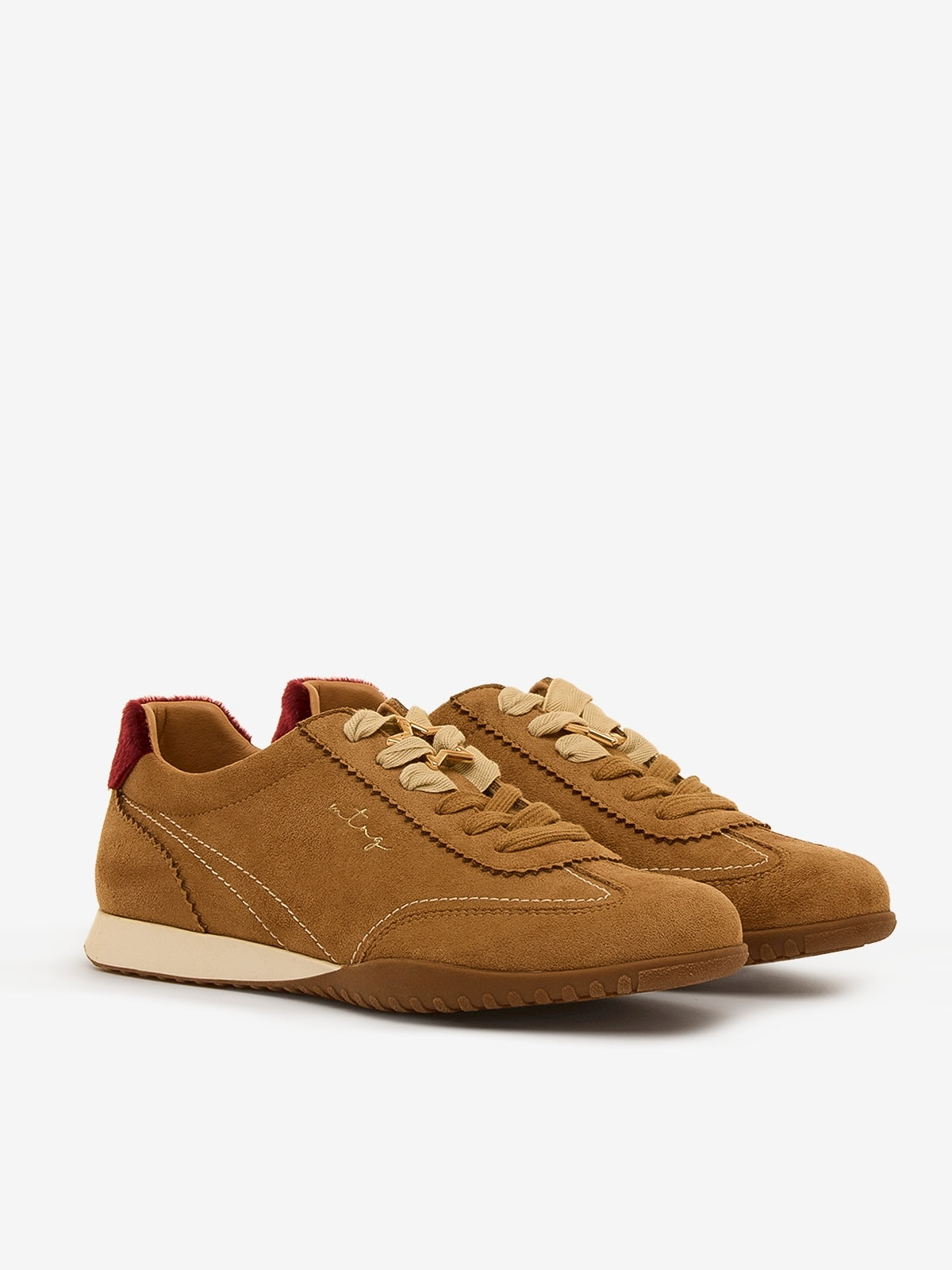 zapatillas Mujer Deportivas de Mujer beige 05