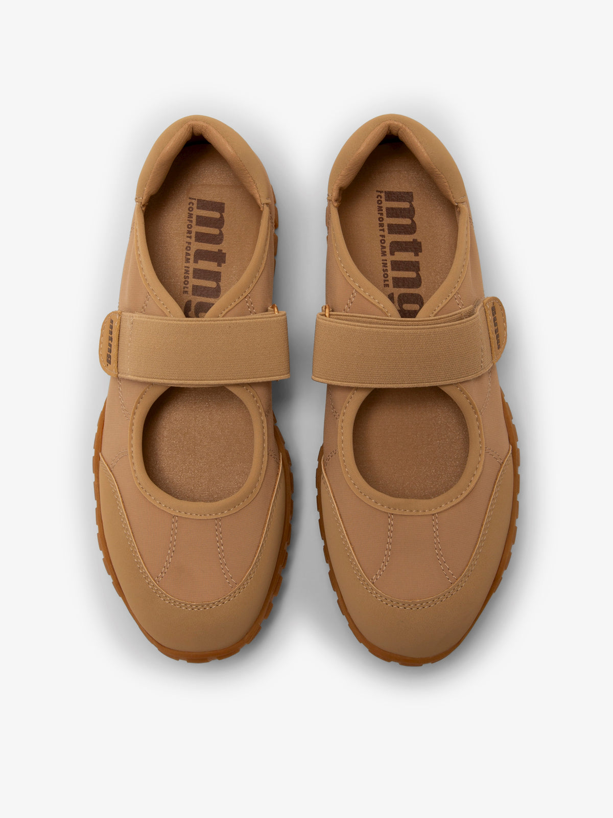 zapatillas Mujer Deportivas de Mujer beige 02