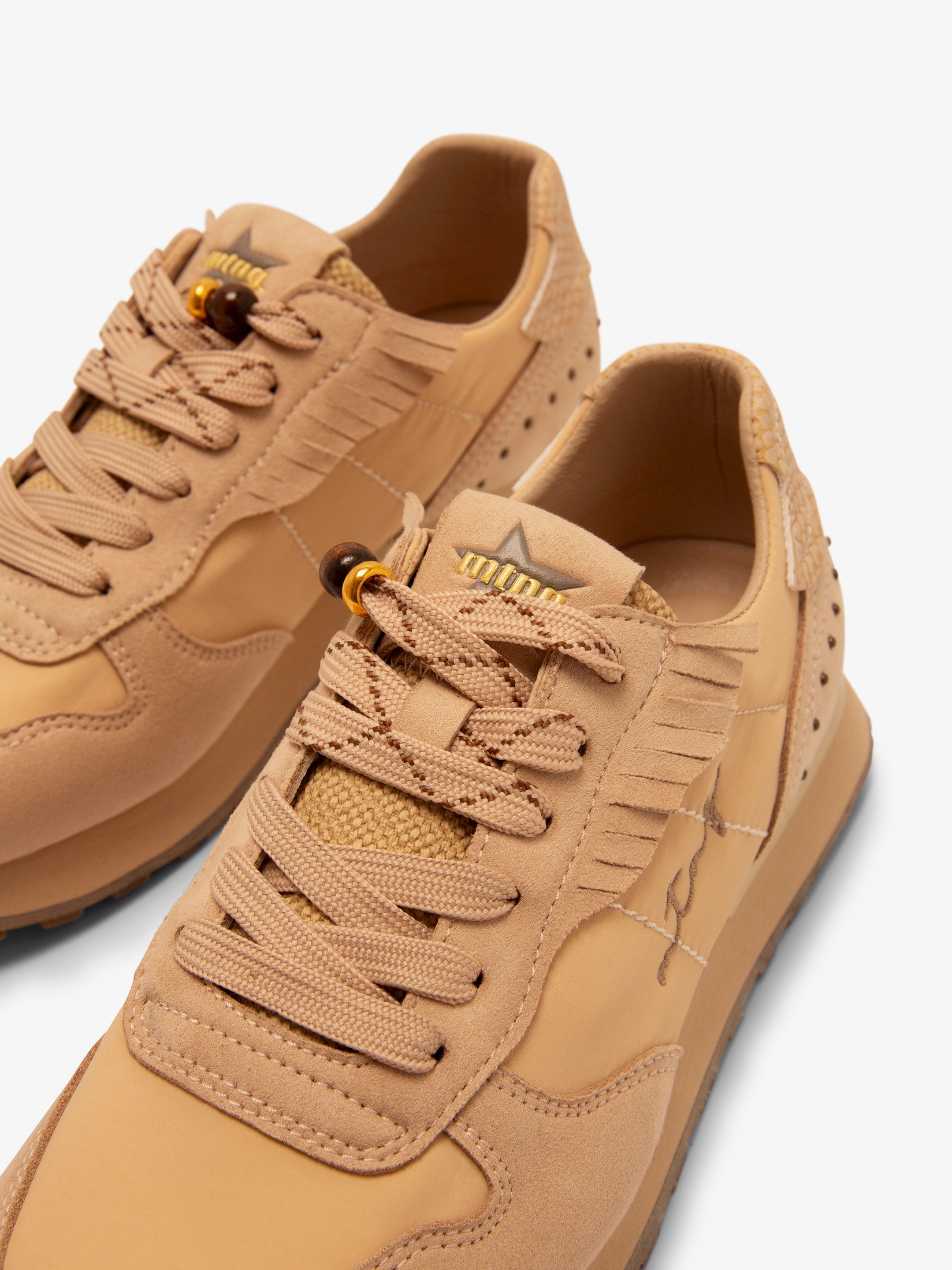 zapatillas Mujer Deportivas de Mujer beige 06