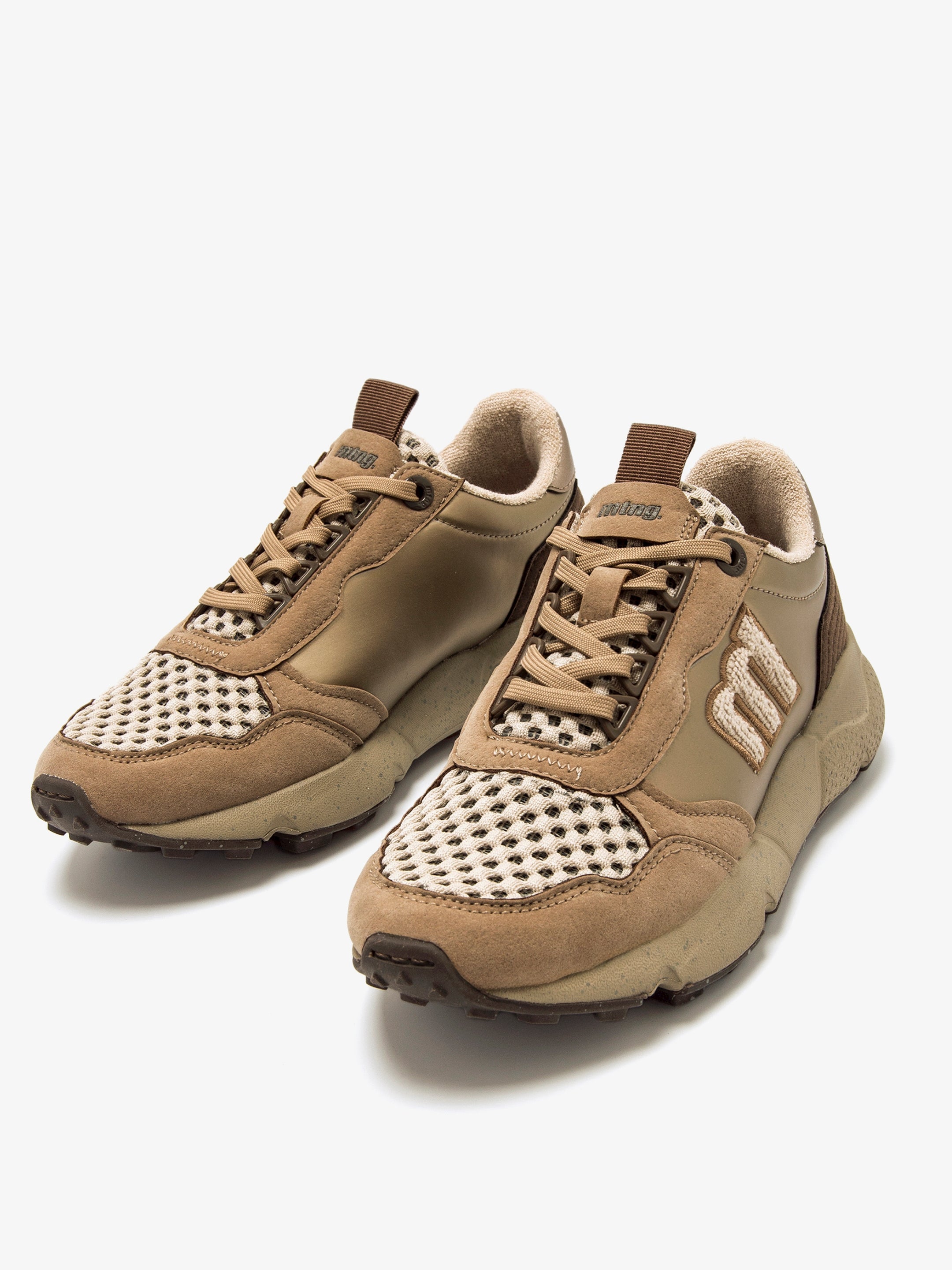 zapatillas Mujer Depotivas beige 04