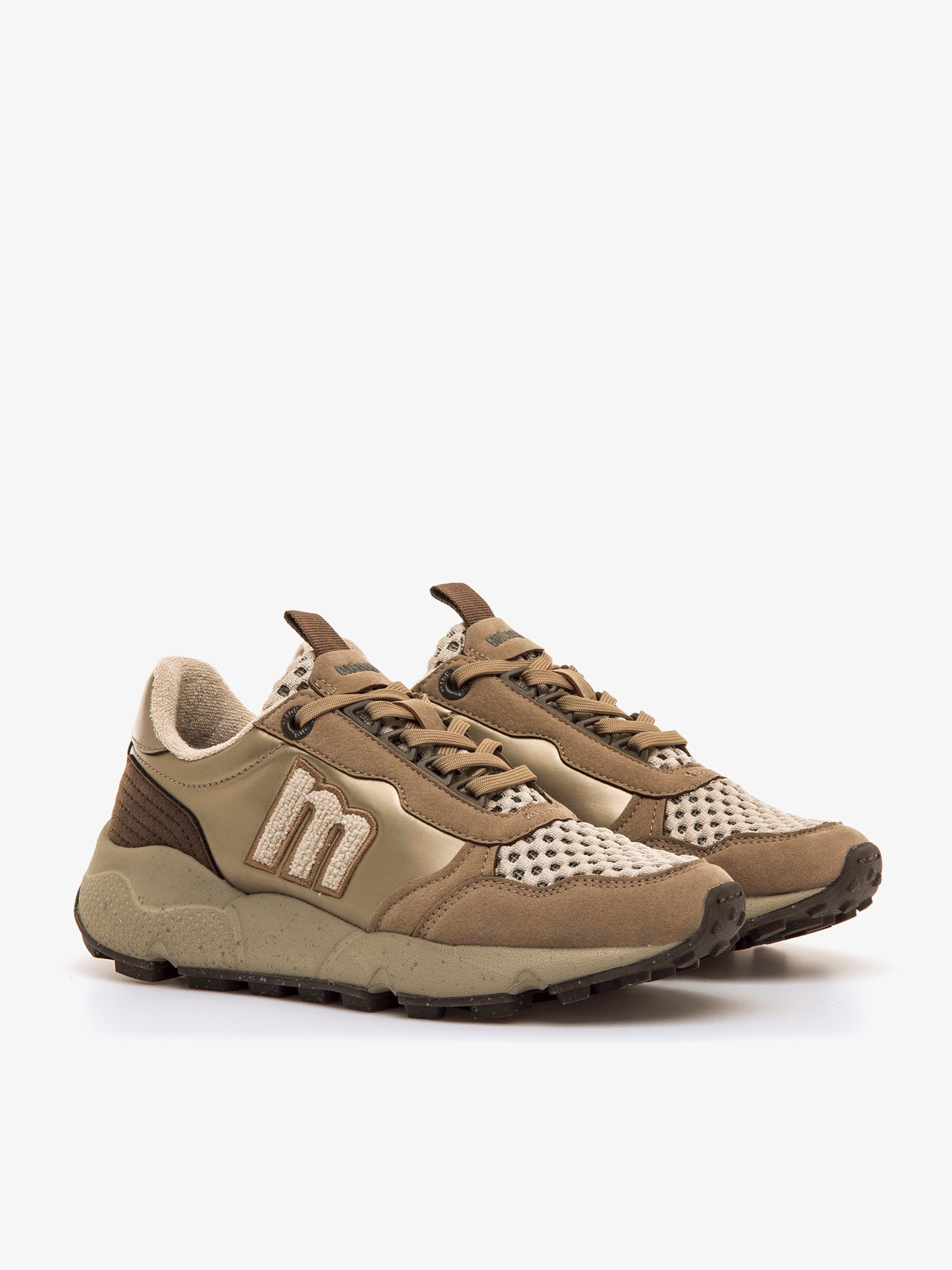 zapatillas Mujer Depotivas beige 05