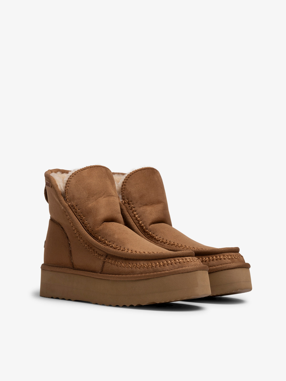 botines planos Mujer Botines marron 05