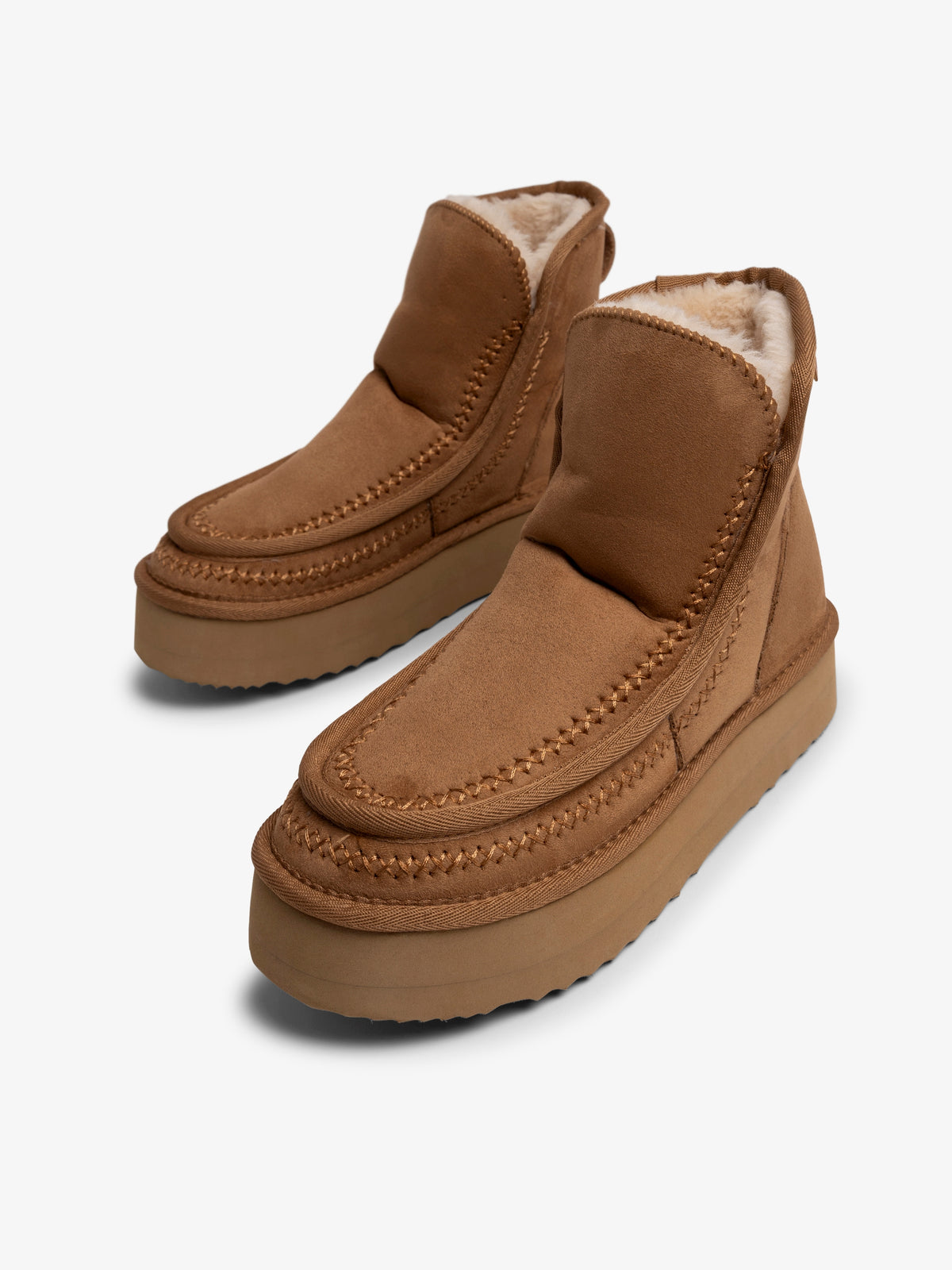 botines planos Mujer Botines marron 06