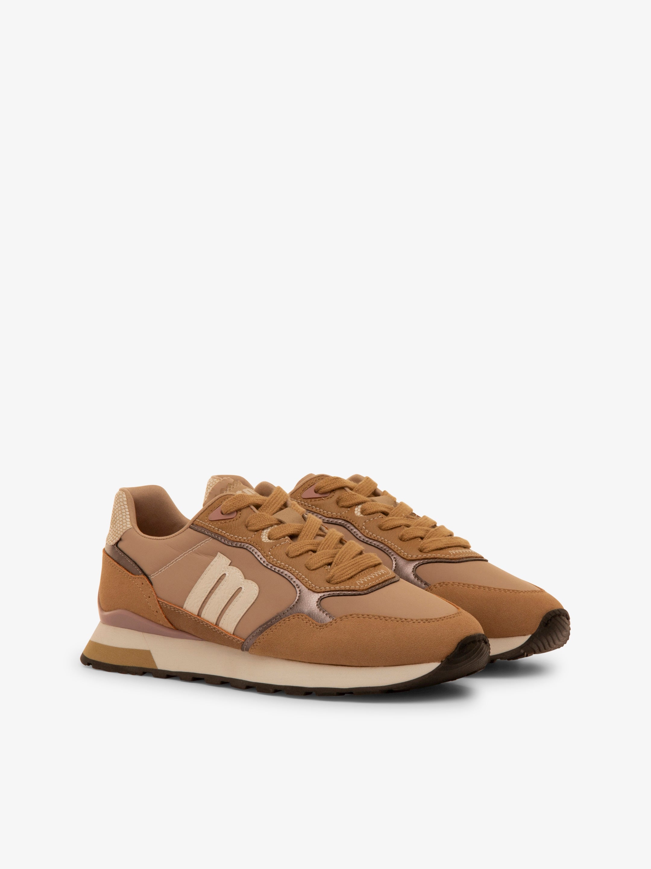 zapatillas Mujer Deportivas de Mujer beige 05