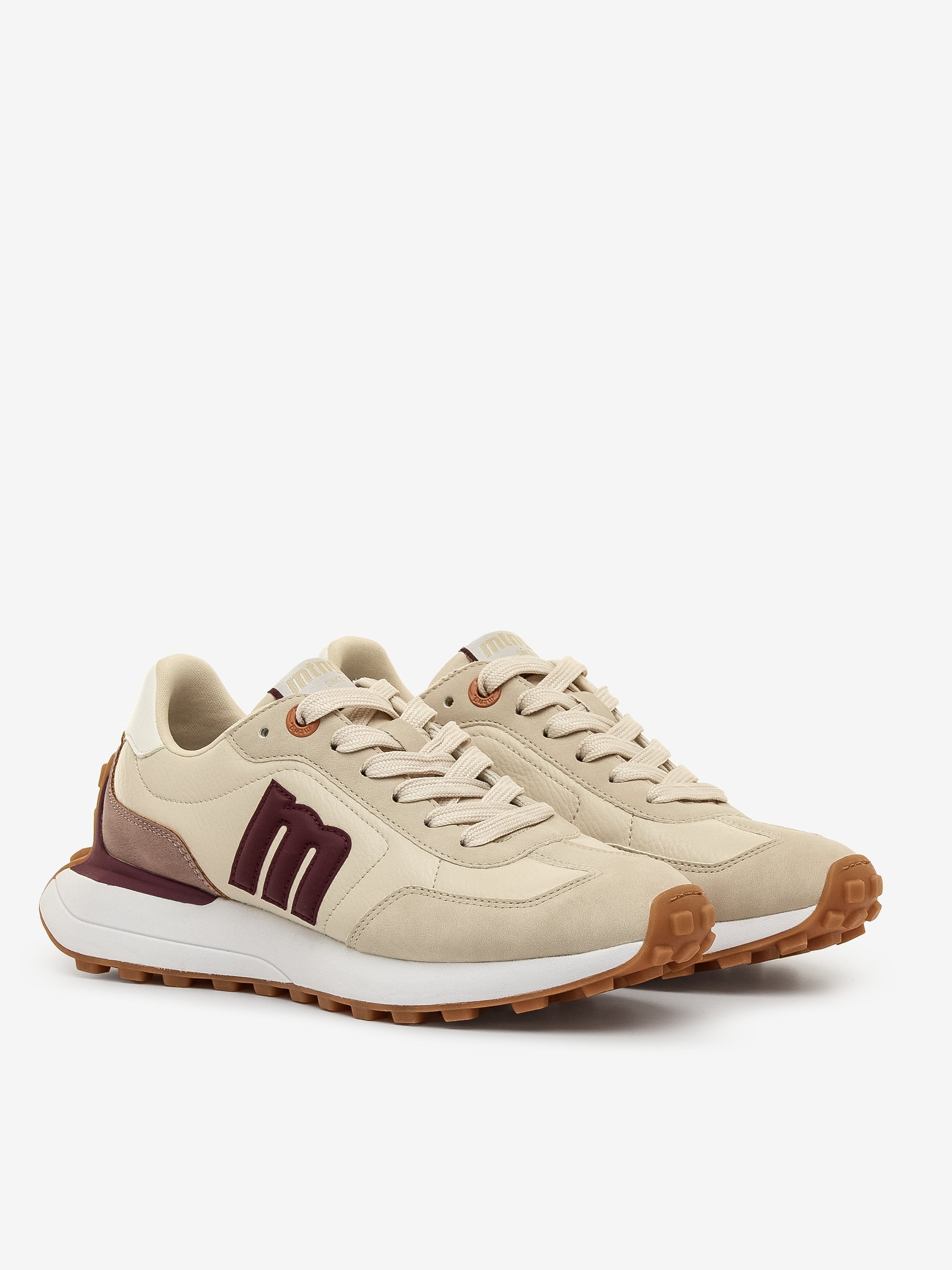zapatillas Mujer Deportivas de Mujer beige 05