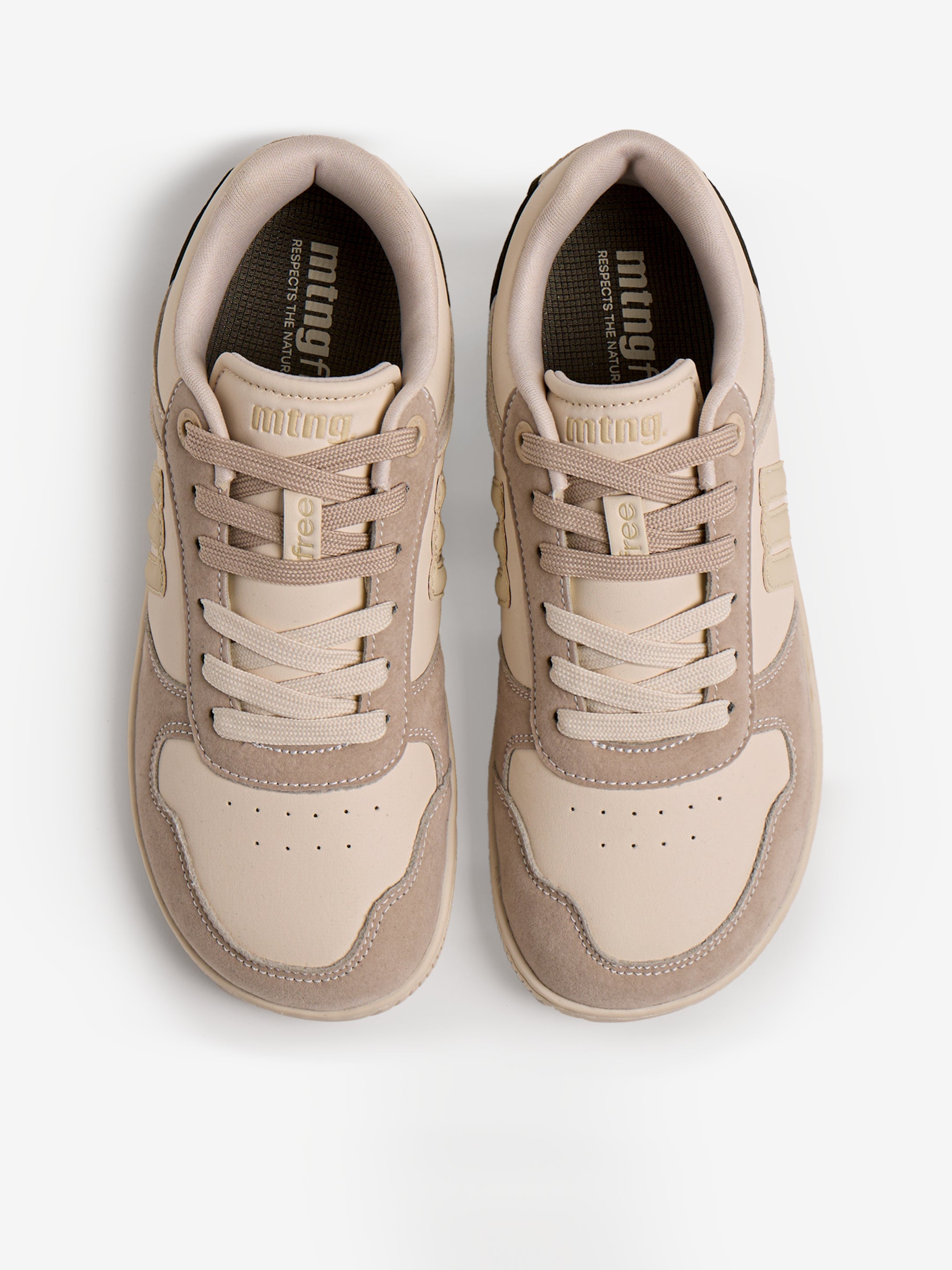 zapatillas Mujer Deportivas de Mujer beige 02