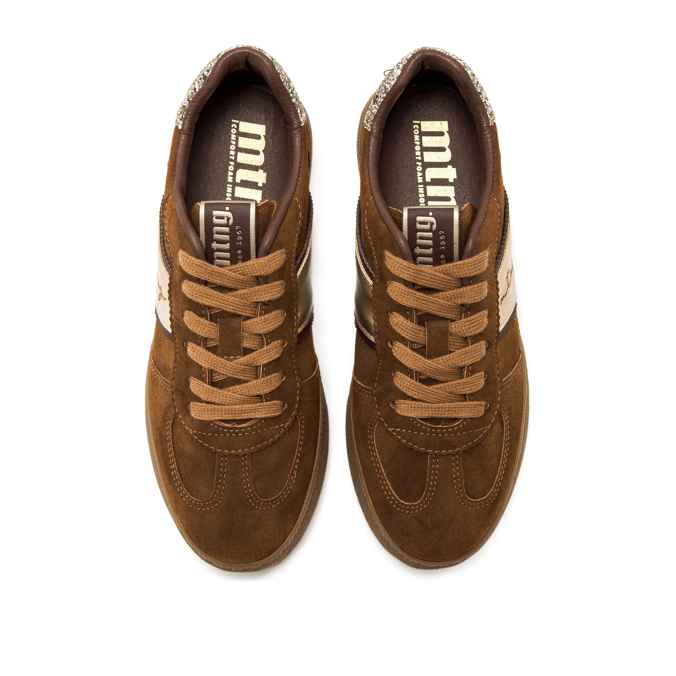 zapatillas Mujer Deportivas de Mujer marron 02