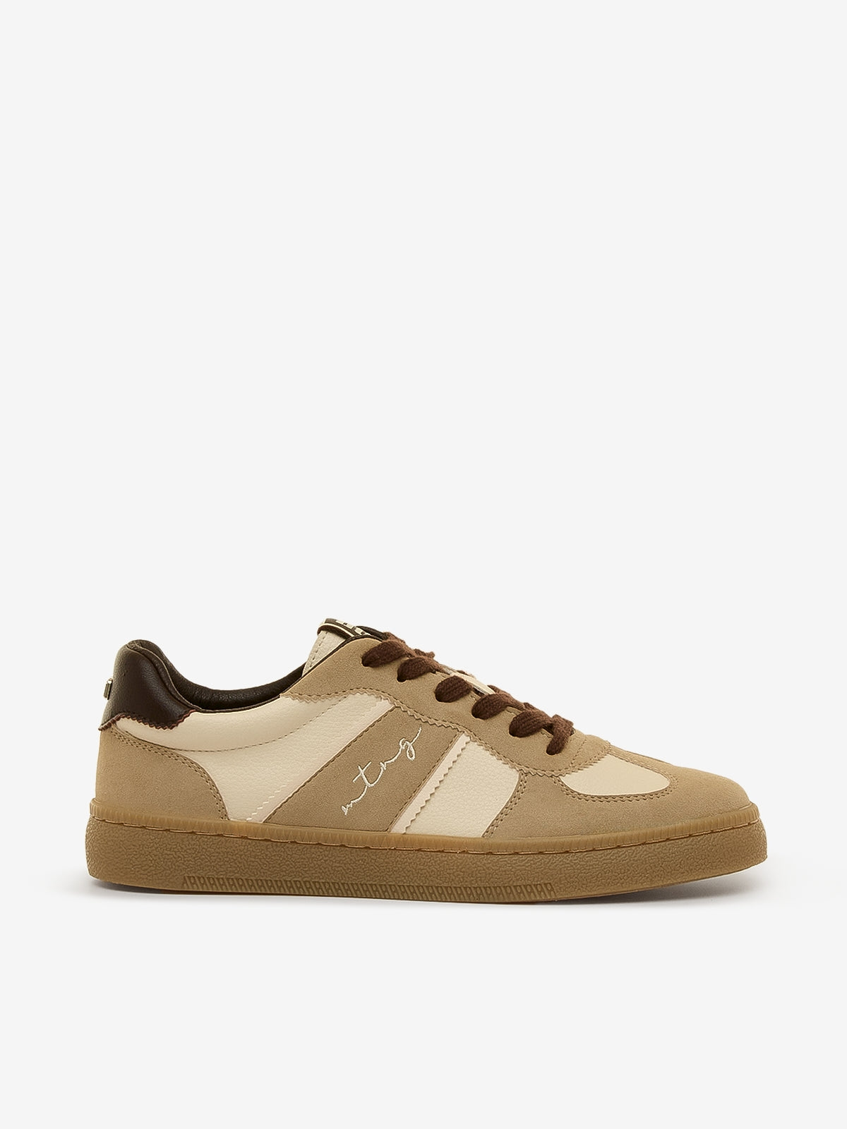 zapatillas Mujer Deportivas de Mujer beige 01