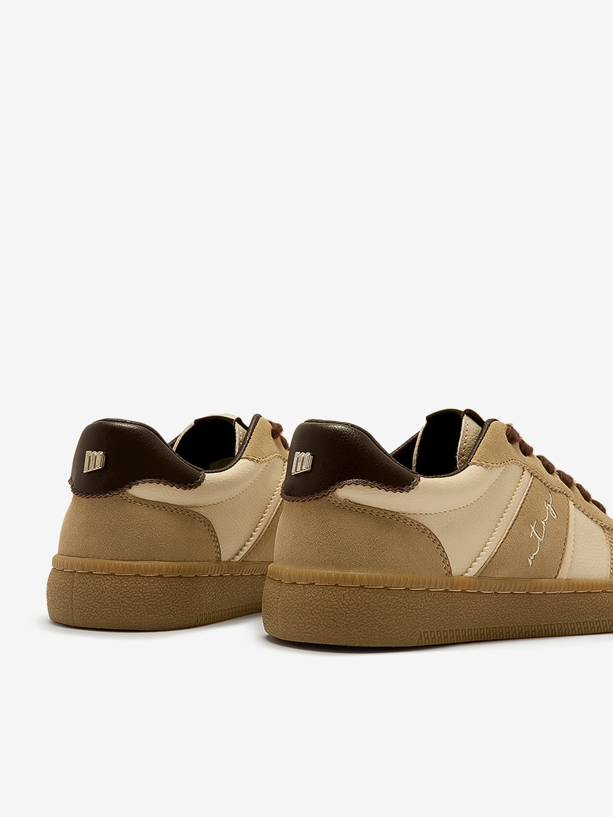 zapatillas Mujer Deportivas de Mujer beige 03