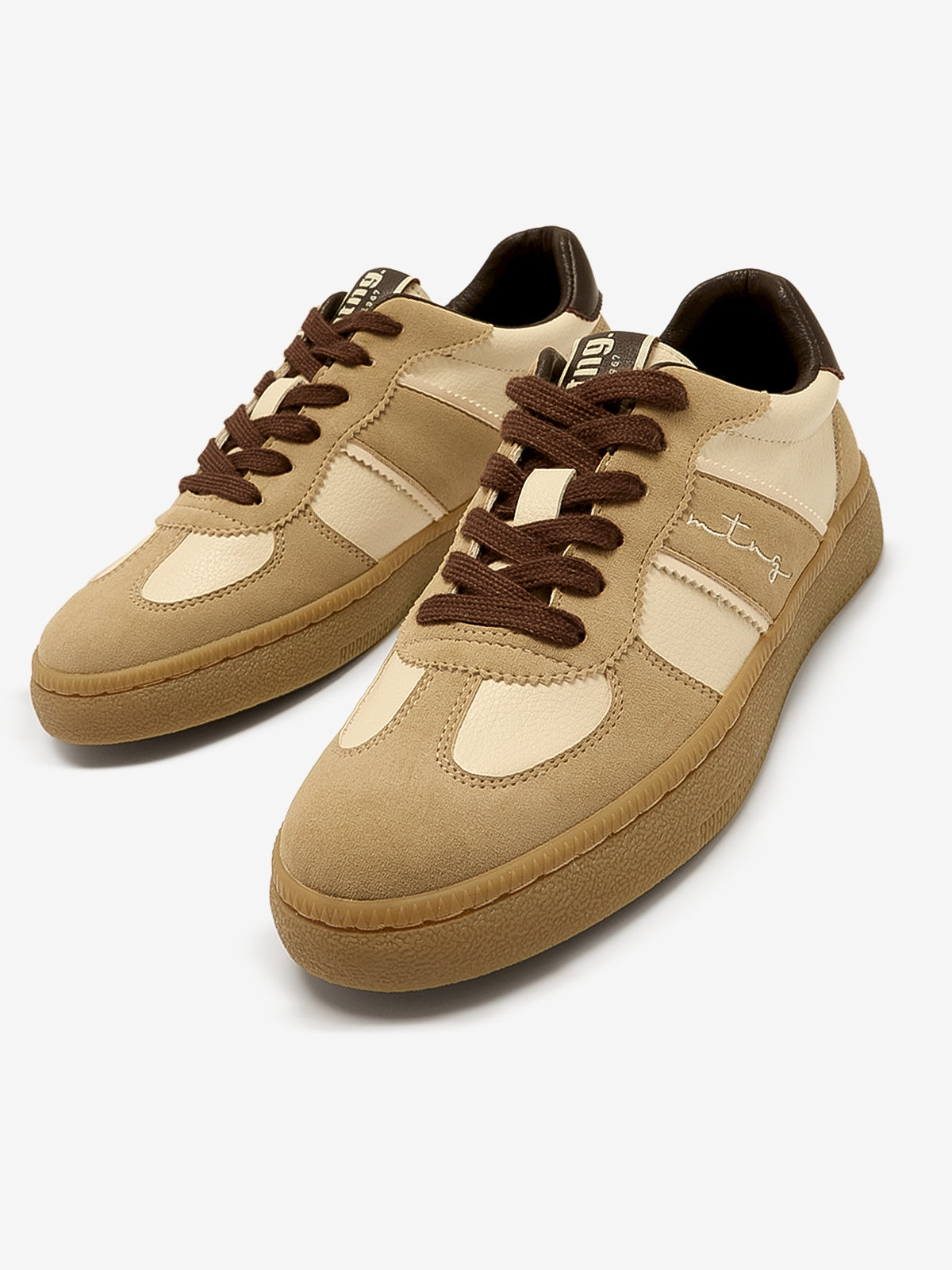 zapatillas Mujer Deportivas de Mujer beige 04