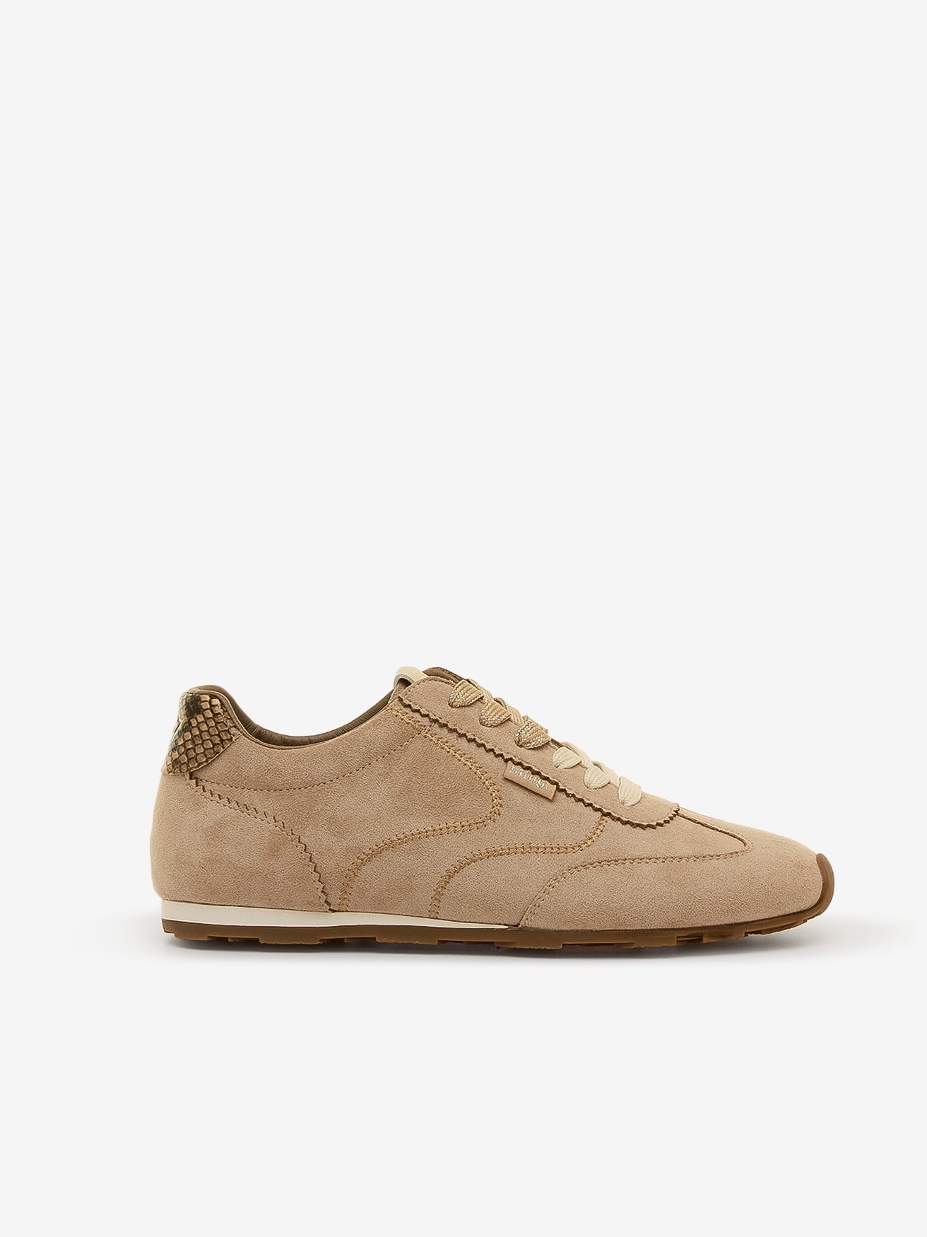 zapatillas Mujer Deportivas de Mujer beige 01