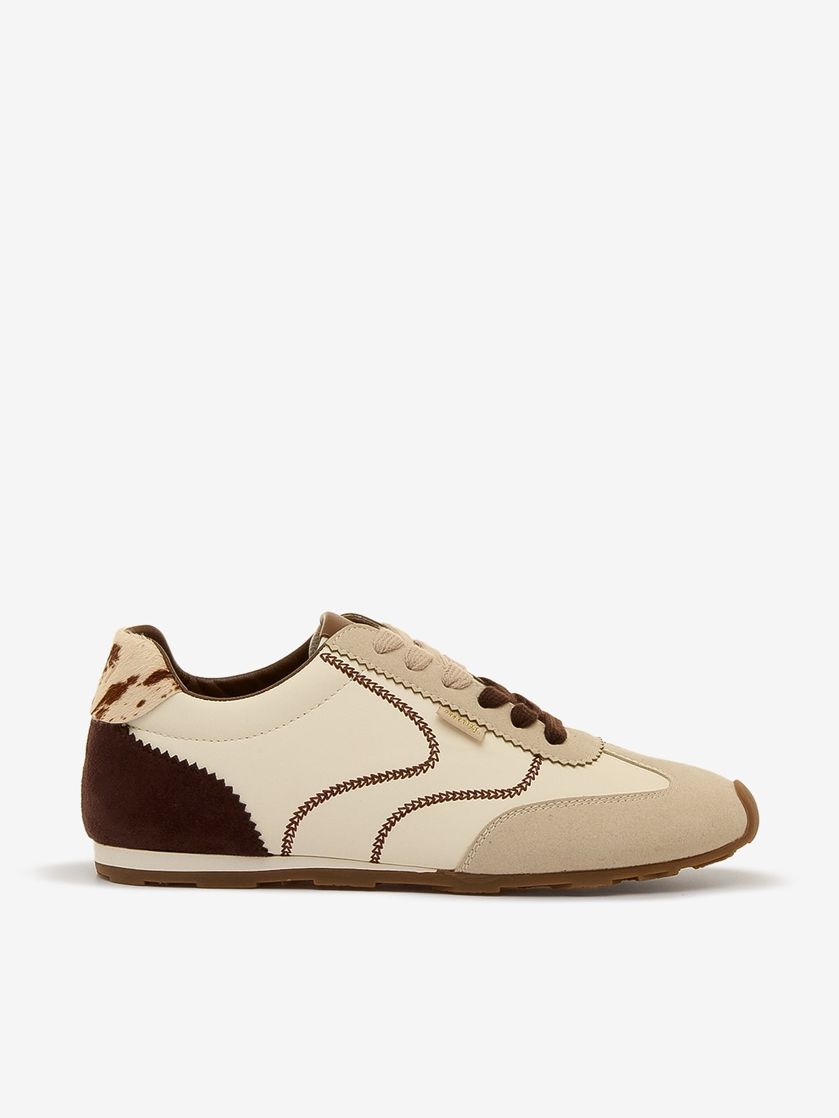 zapatillas Mujer Deportivas de Mujer beige 01