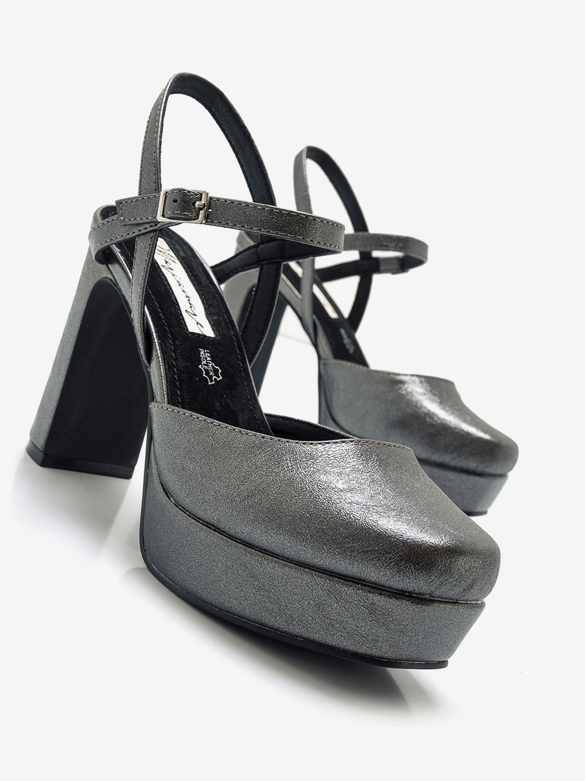 zapatos de tacón Mujer Zapatos de tacon gris 05