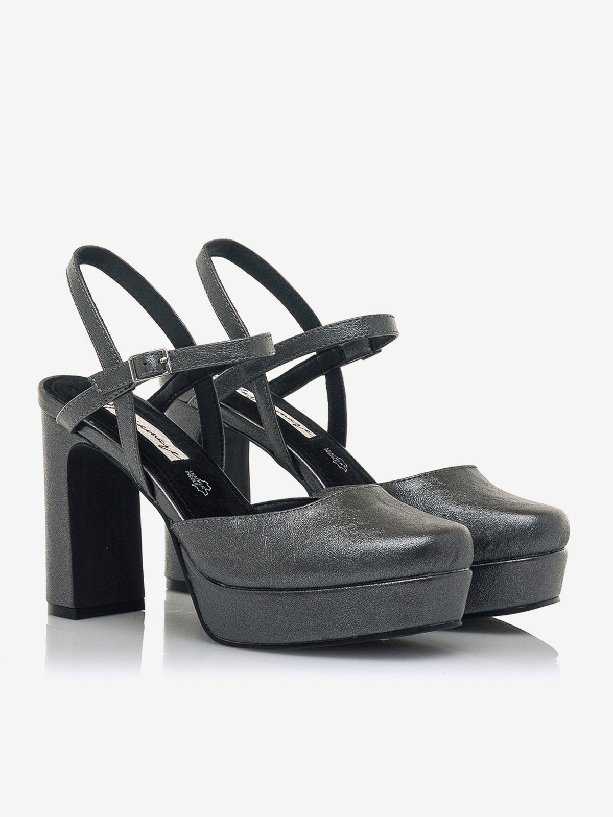 zapatos de tacón Mujer Zapatos de tacon gris 08