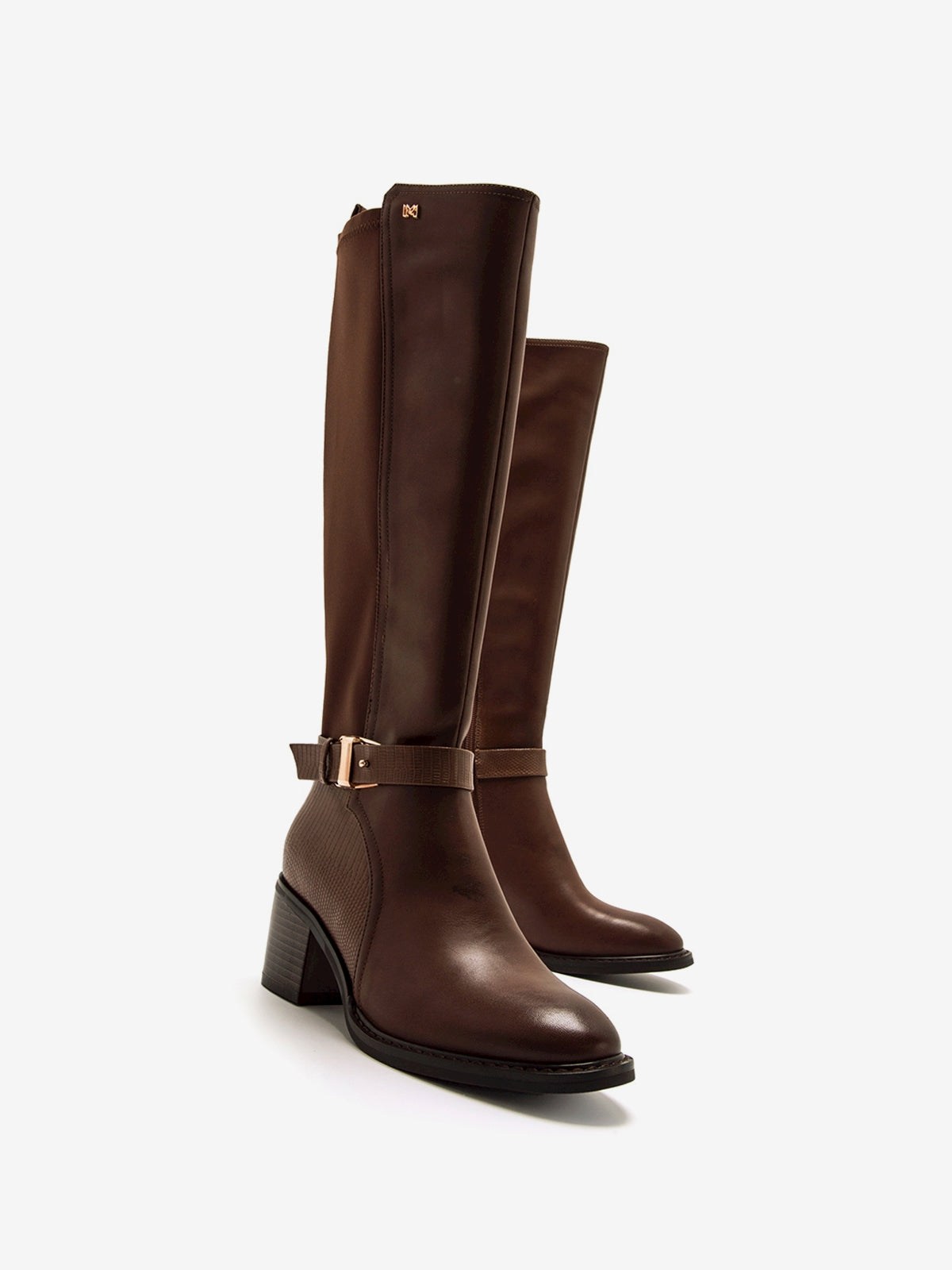 botas de tacón Mujer Botas para mujer marron 04