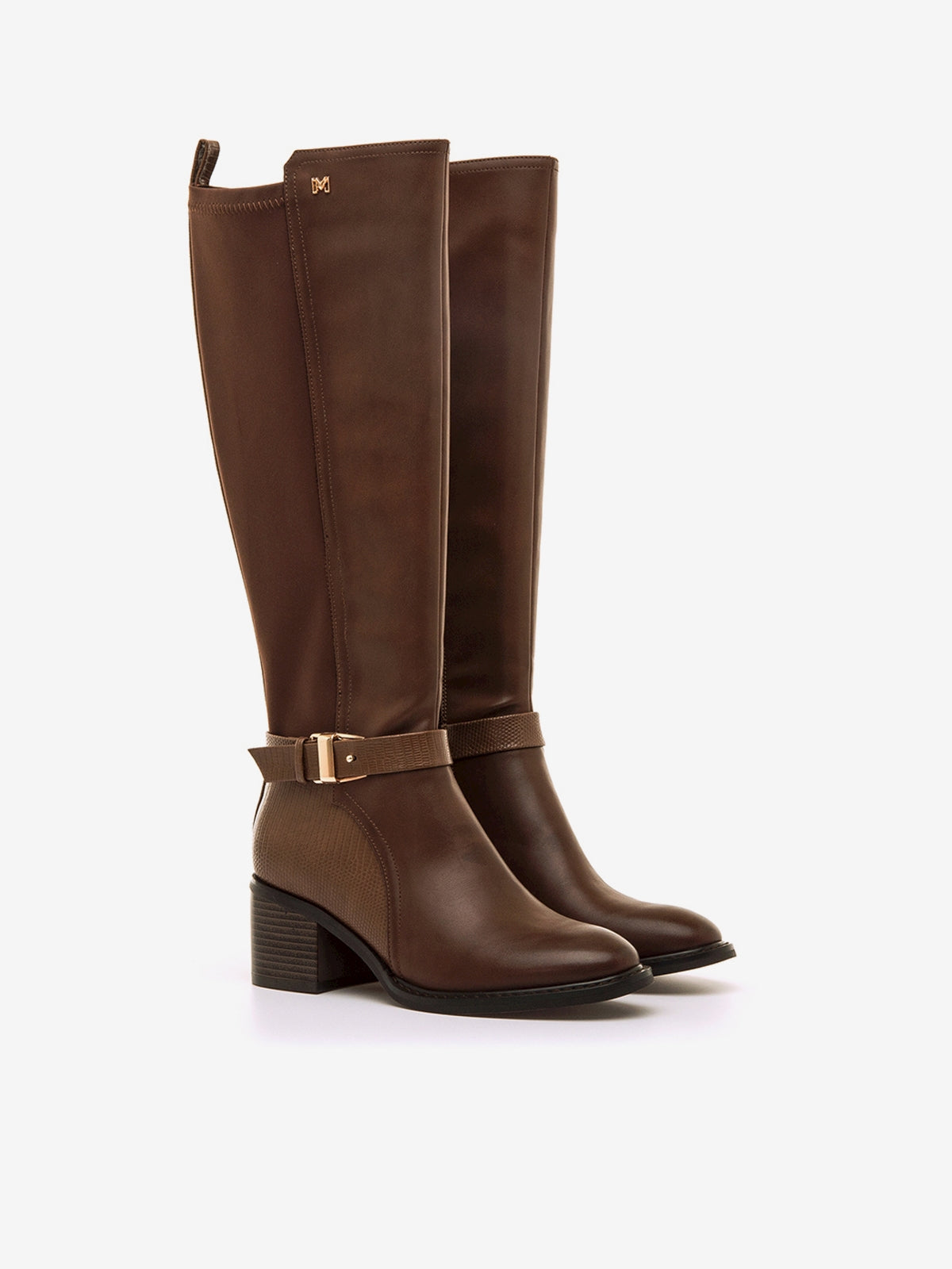 botas de tacón Mujer Botas para mujer marron 05