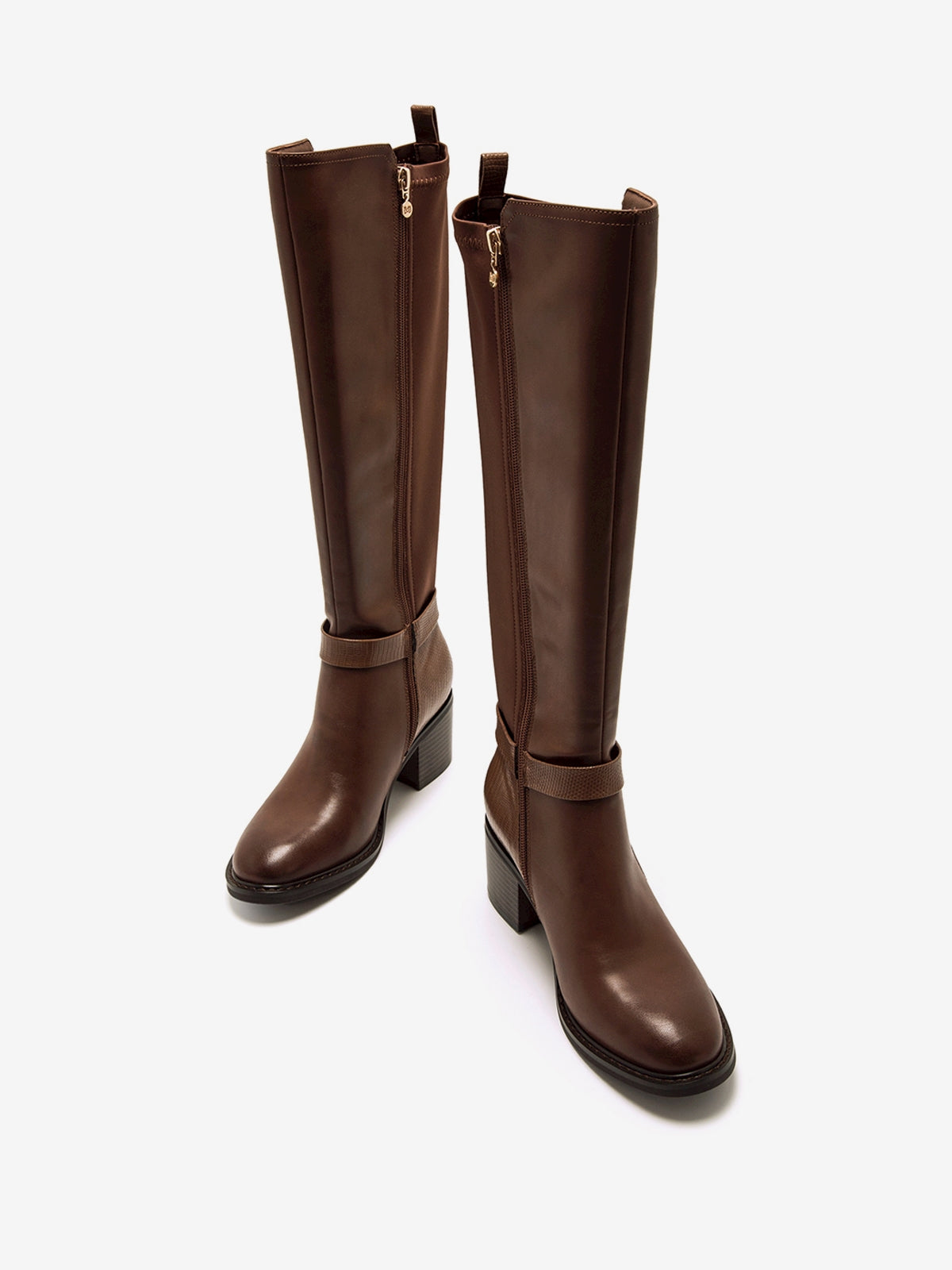 botas de tacón Mujer Botas para mujer marron 06