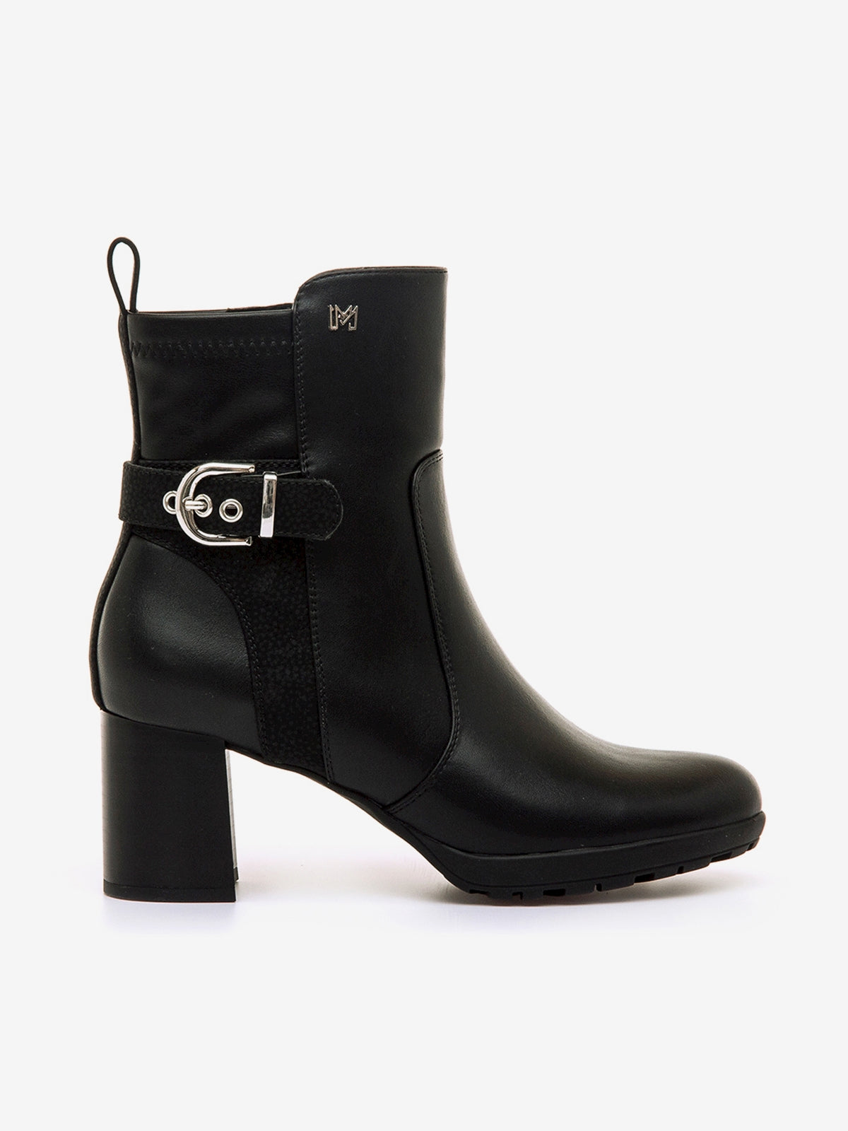 botines de tacón Mujer Botines de tacón negro 01