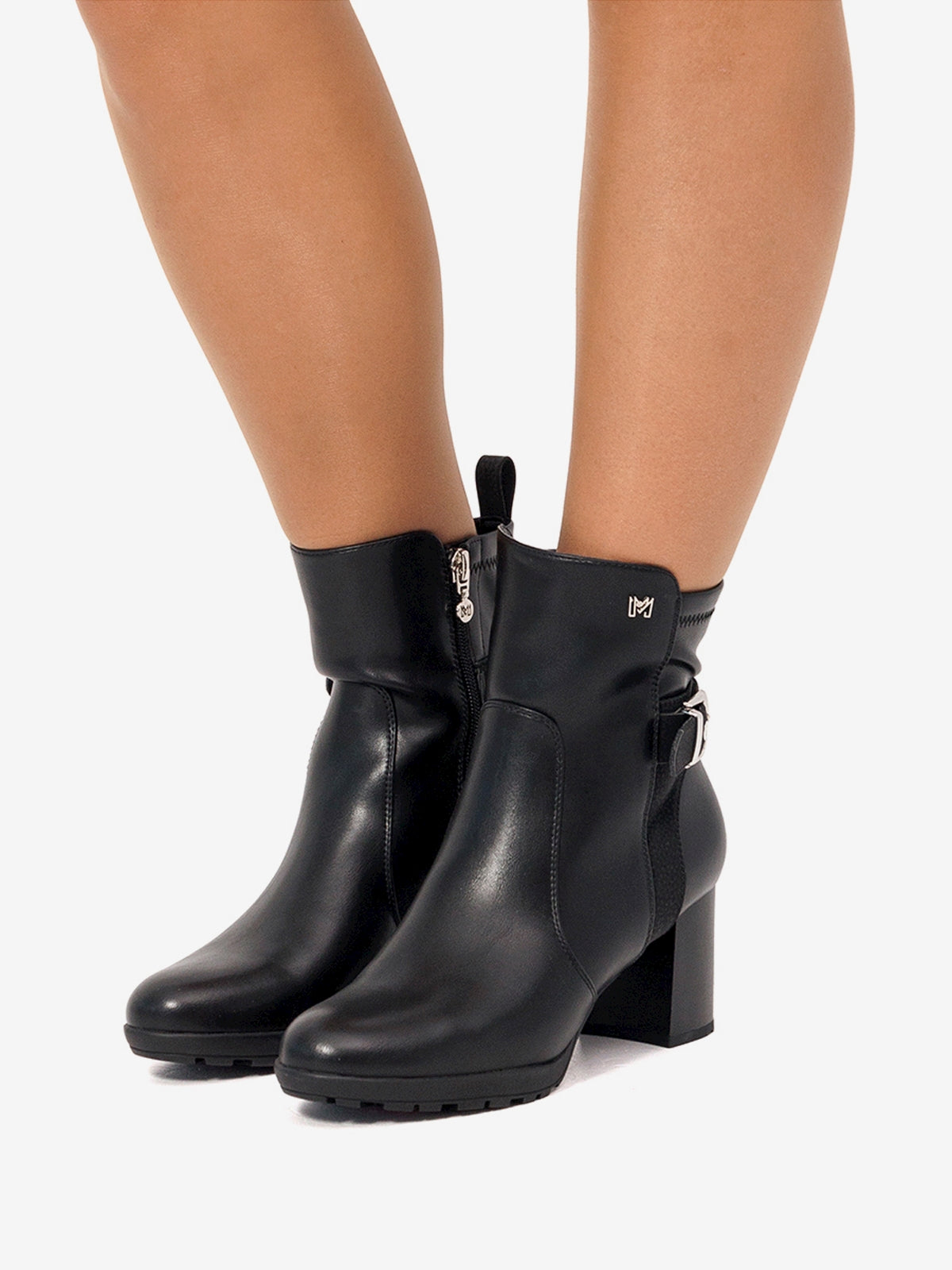 botines de tacón Mujer Botines de tacón negro 03