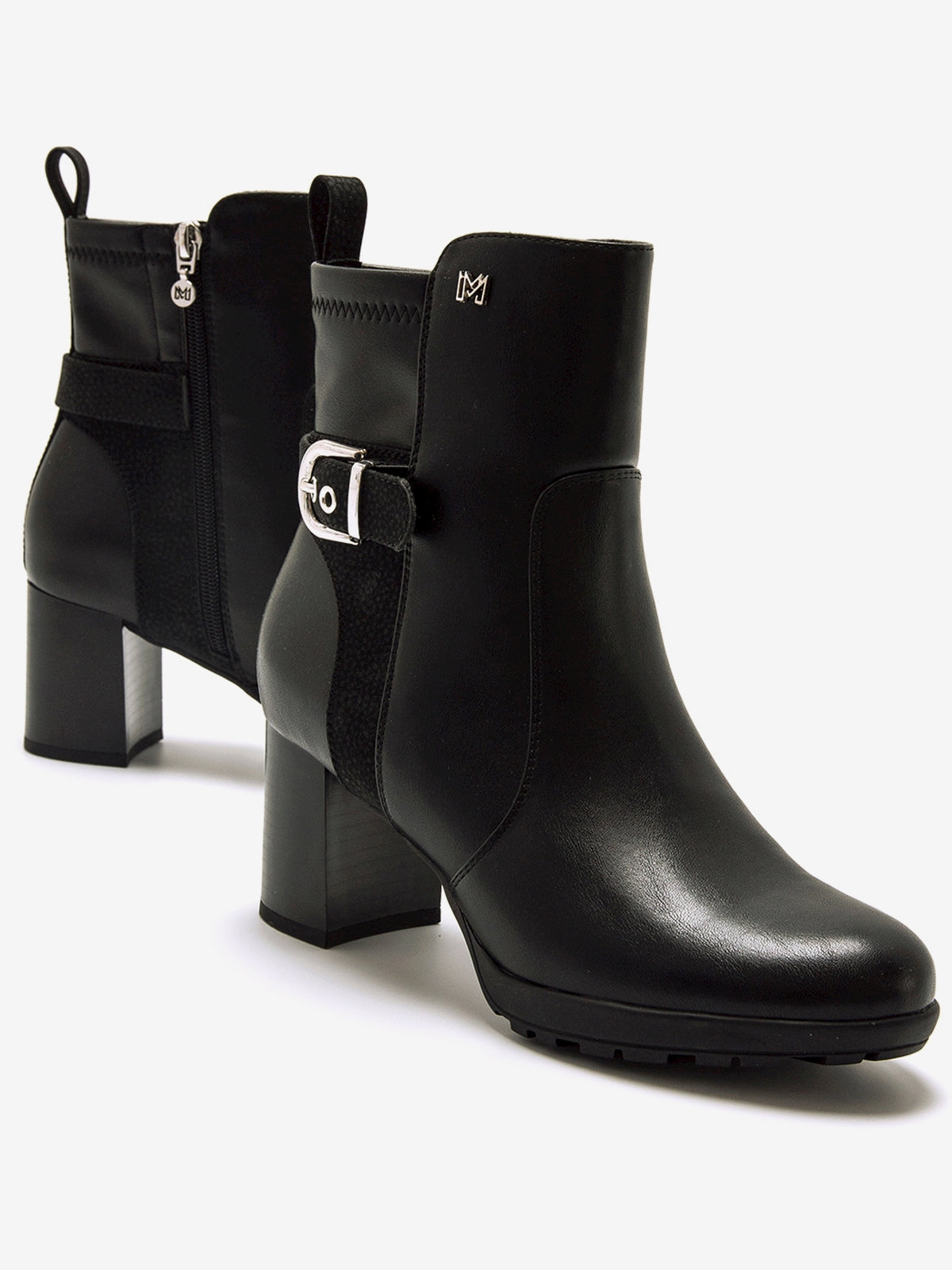 botines de tacón Mujer Botines de tacón negro 04
