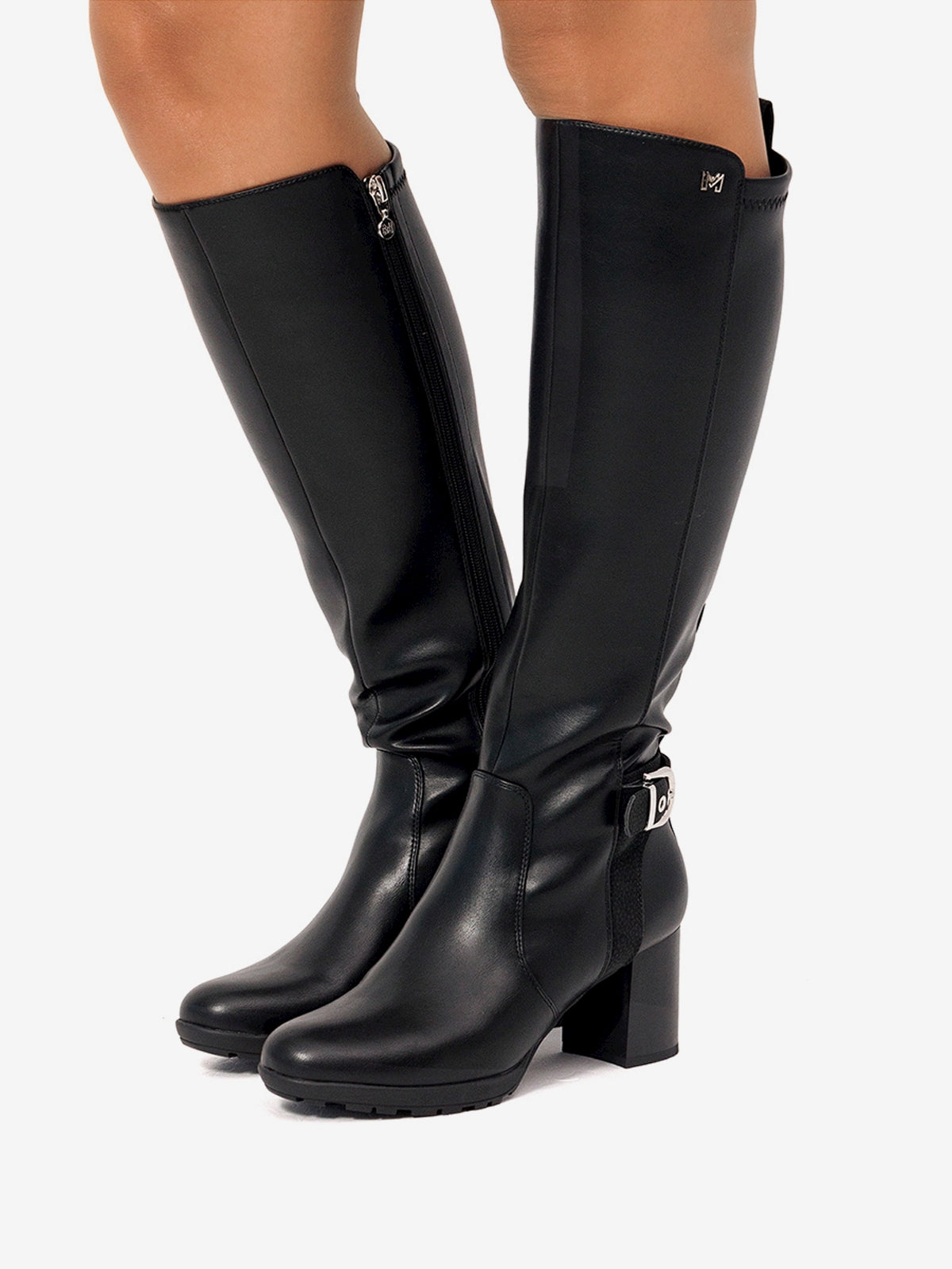 botas de tacón Mujer Botas para mujer negro 03