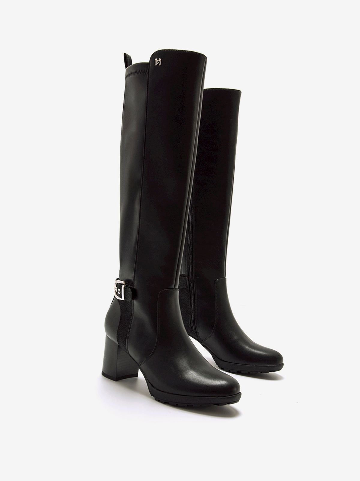 botas de tacón Mujer Botas para mujer negro 04