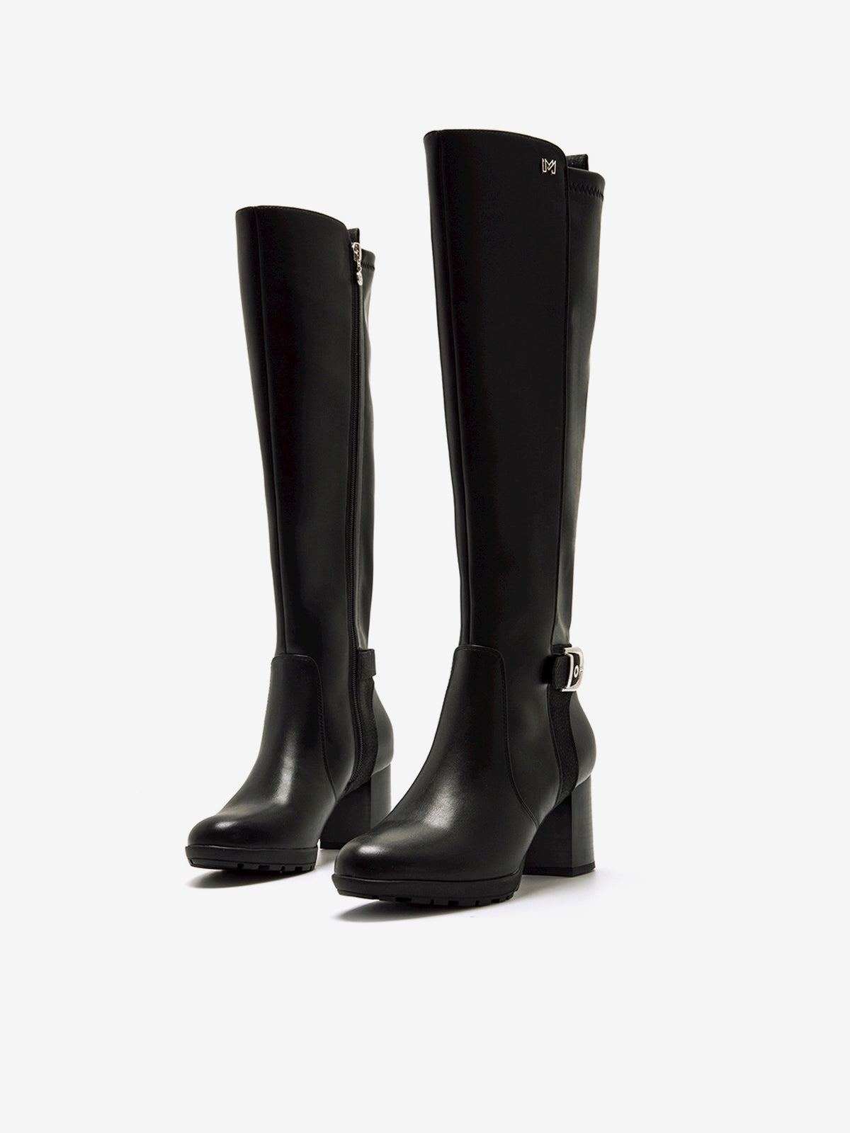 botas de tacón Mujer Botas para mujer negro 06