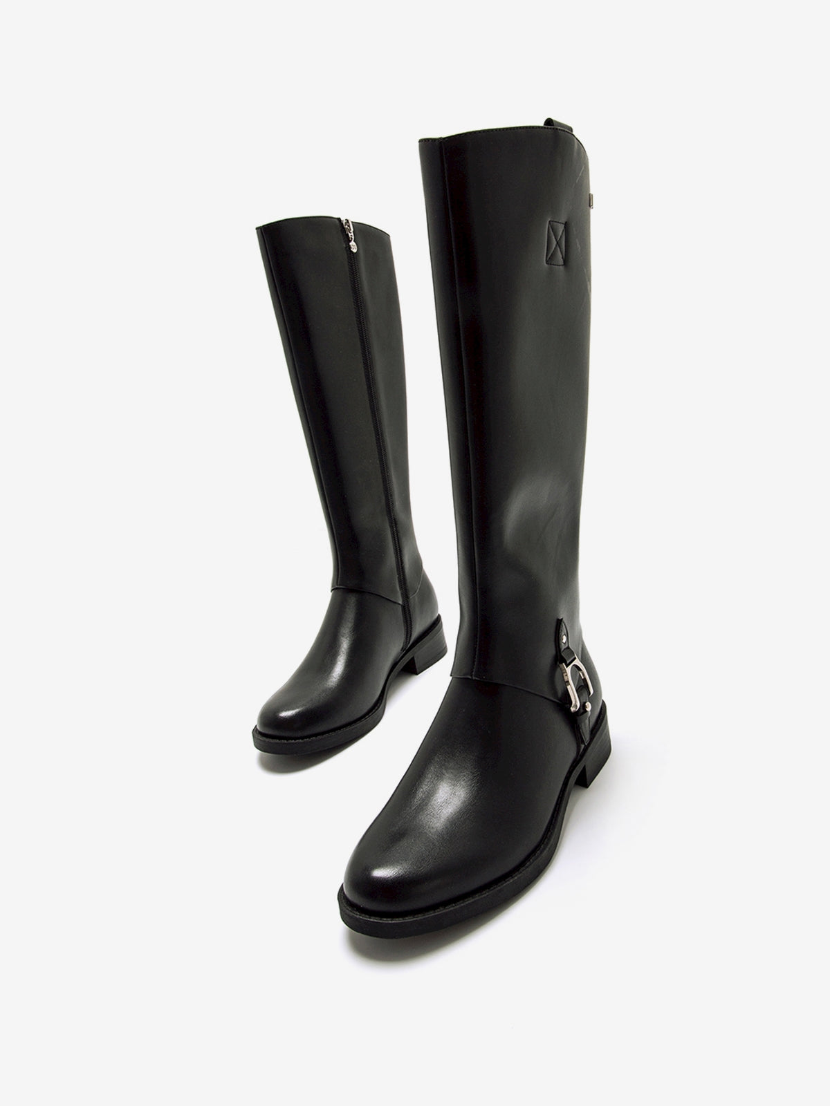 botas planas Mujer Botas para mujer negro 06