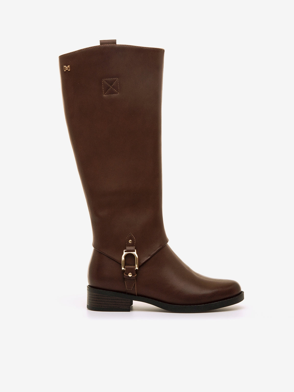 botas planas Mujer Botas para mujer marron 01