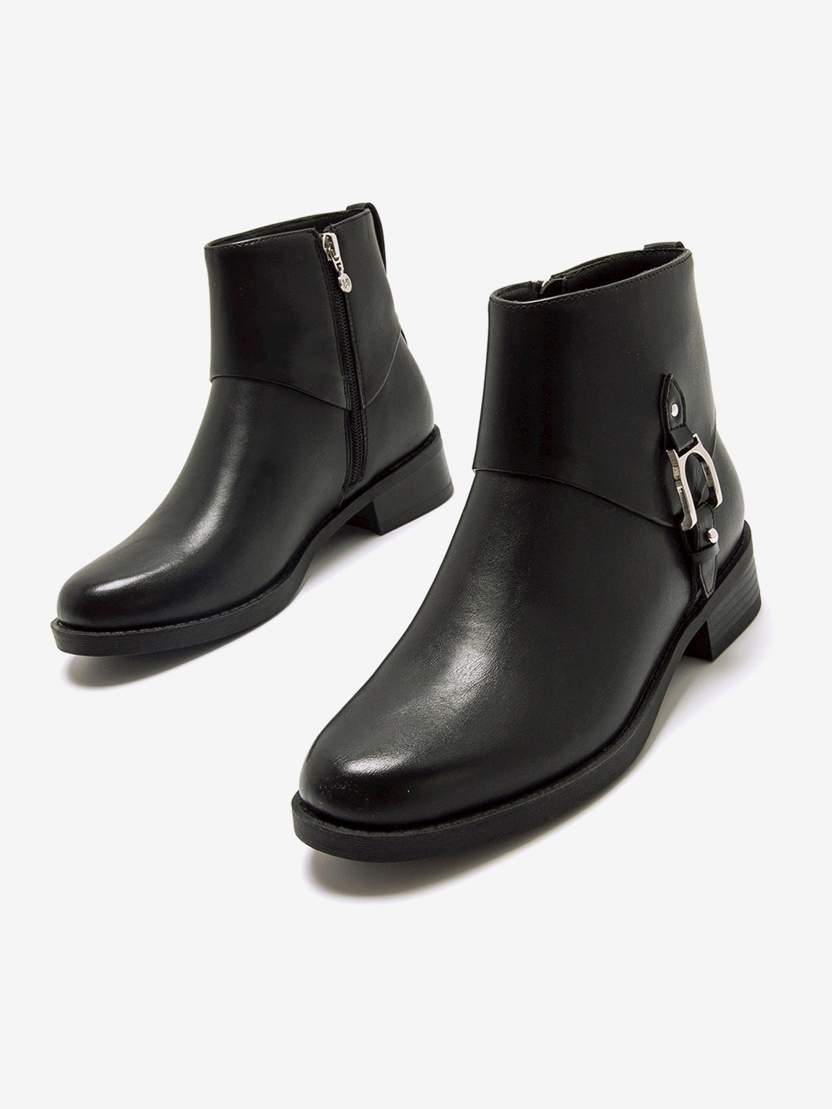 botines planos Mujer Botines para mujer negro 06