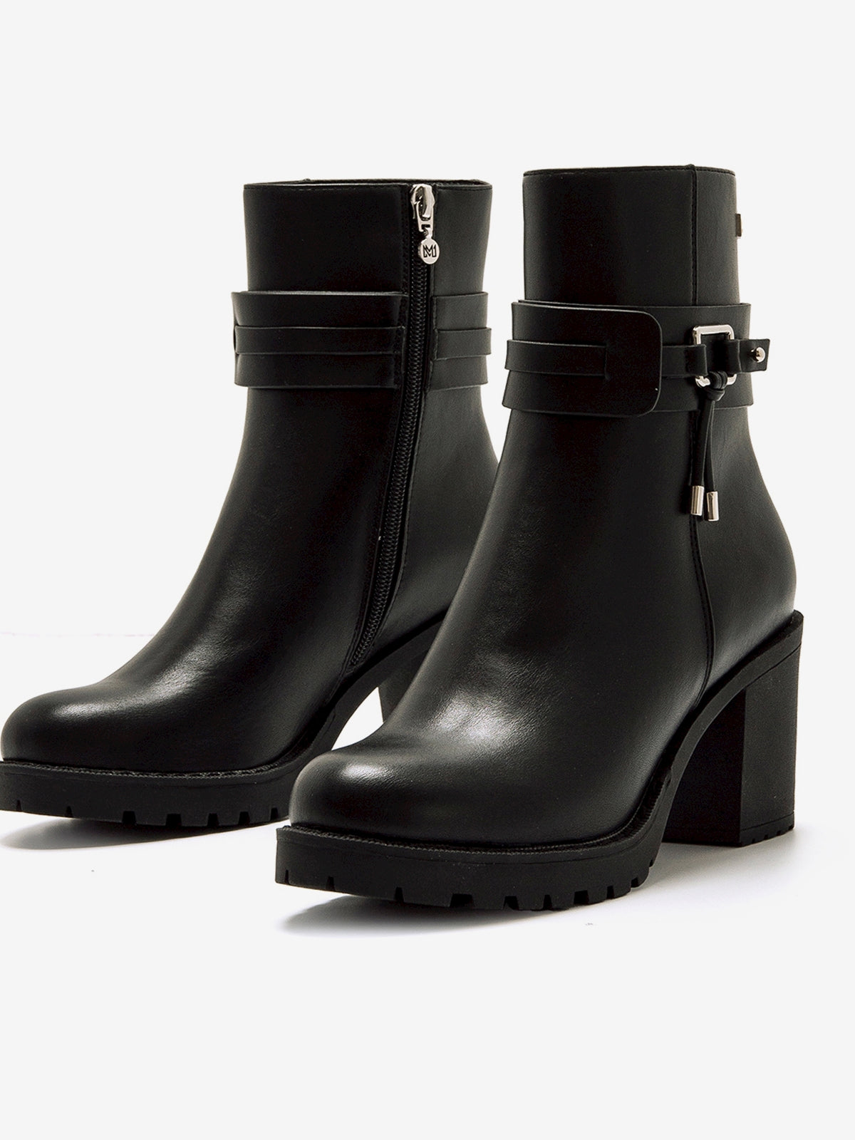 botines de tacón Mujer Botines para mujer negro 06
