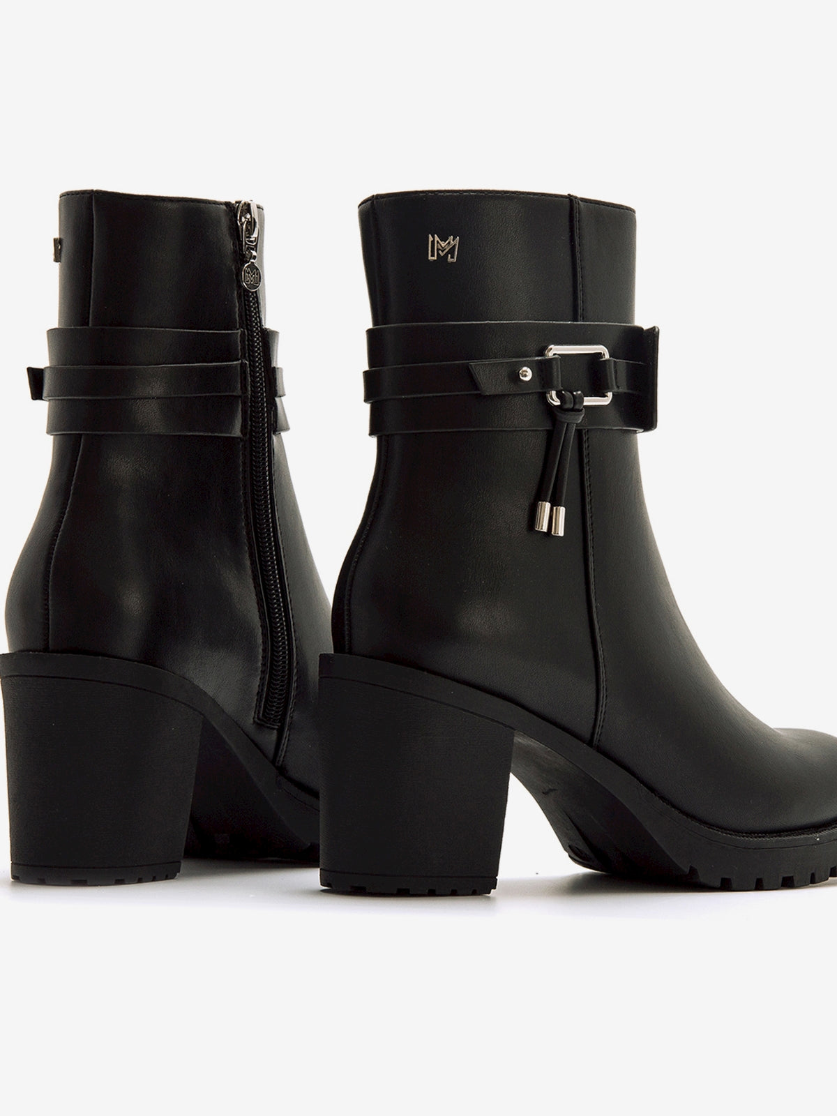 botines de tacón Mujer Botines para mujer negro 07