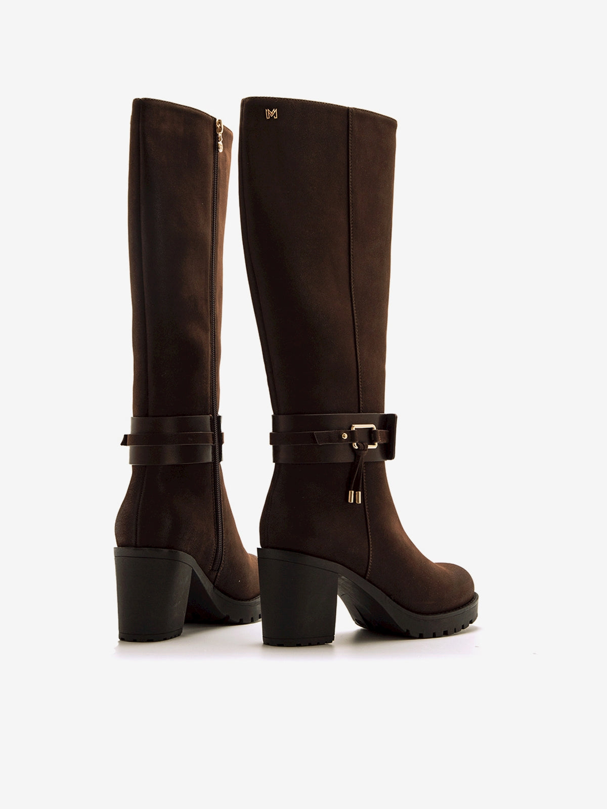 botas de tacón Mujer Botas para mujer marron 06