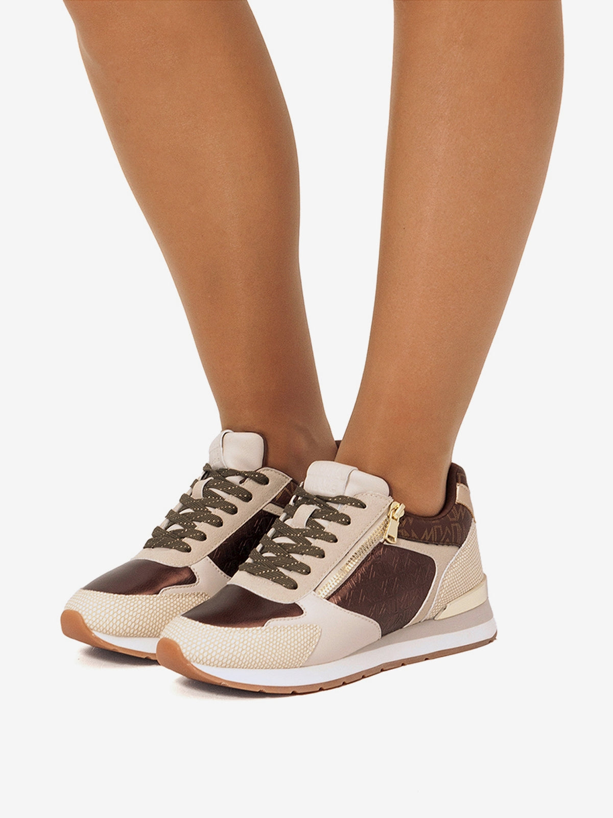 zapatillas Mujer Zapatillas para mujer beige 03
