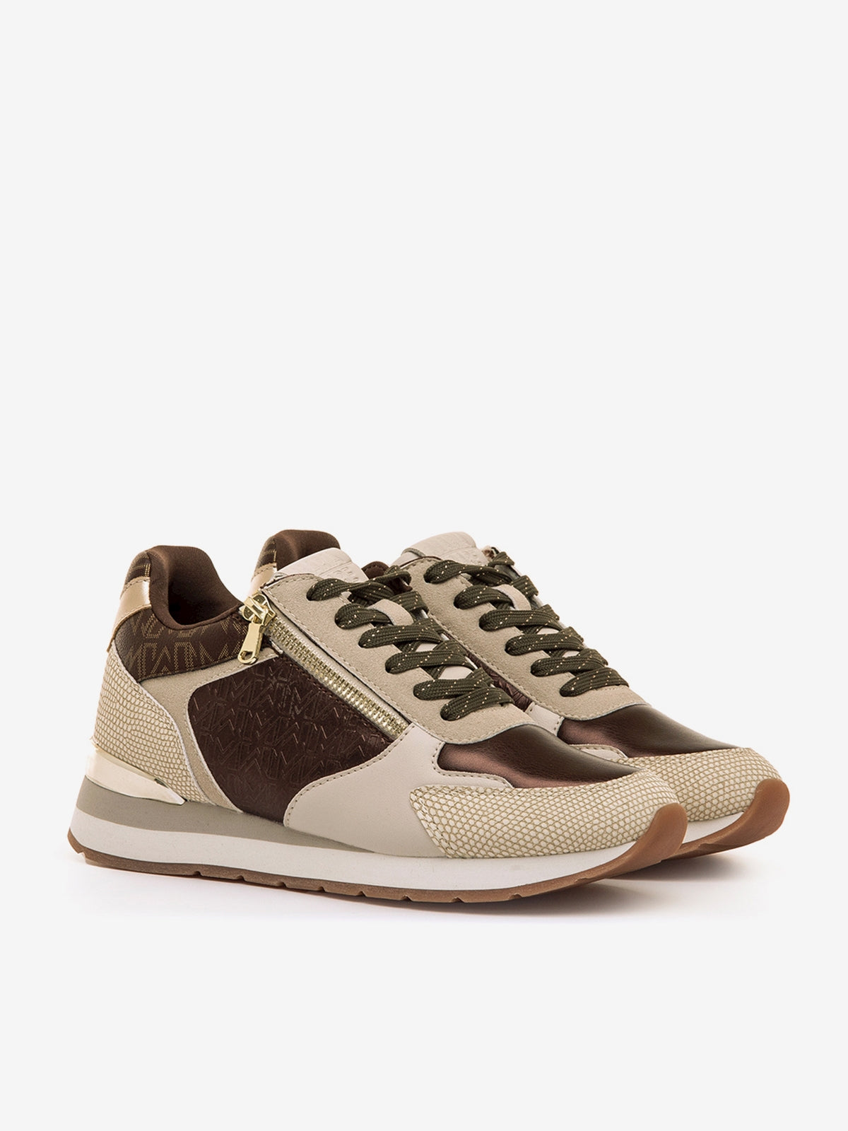 zapatillas Mujer Zapatillas para mujer beige 05