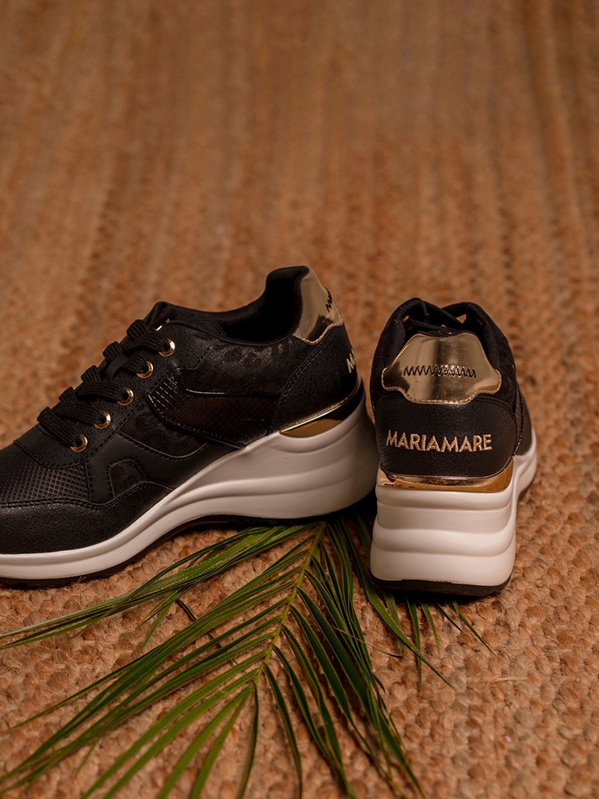 zapatillas Mujer Zapatillas para mujer negro 02