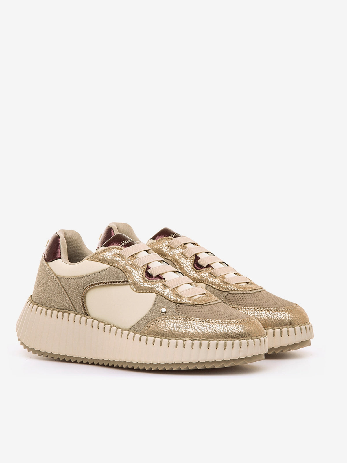zapatillas Mujer Zapatillas oro 05