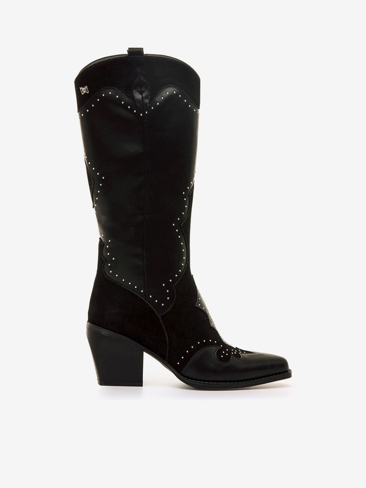 botas de tacón Mujer Botas cowboy mujer negro 01