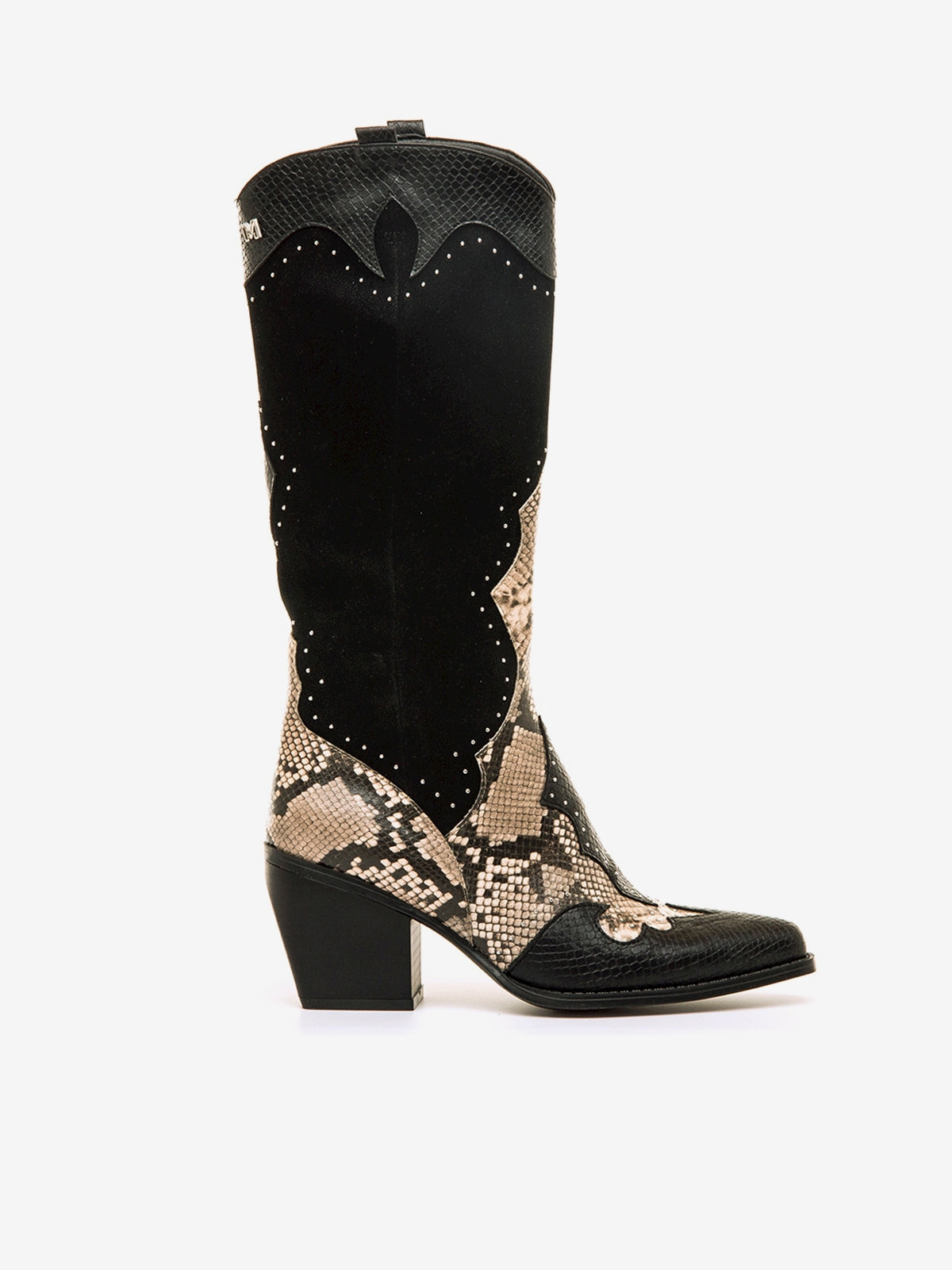 botas de tacón Mujer Botas cowboy mujer negro 01