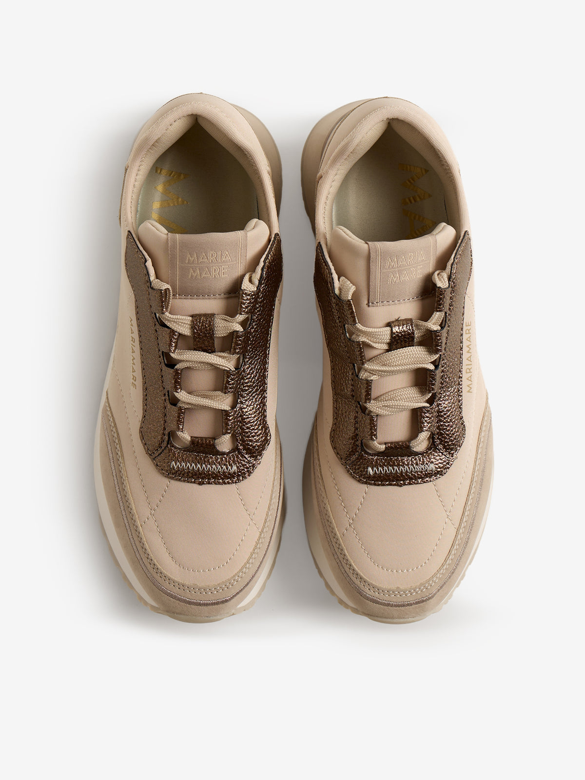 zapatillas Mujer Deportivas beige 02