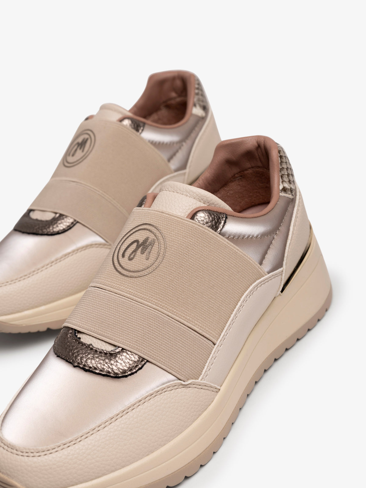 zapatillas Mujer Deportivas beige 04
