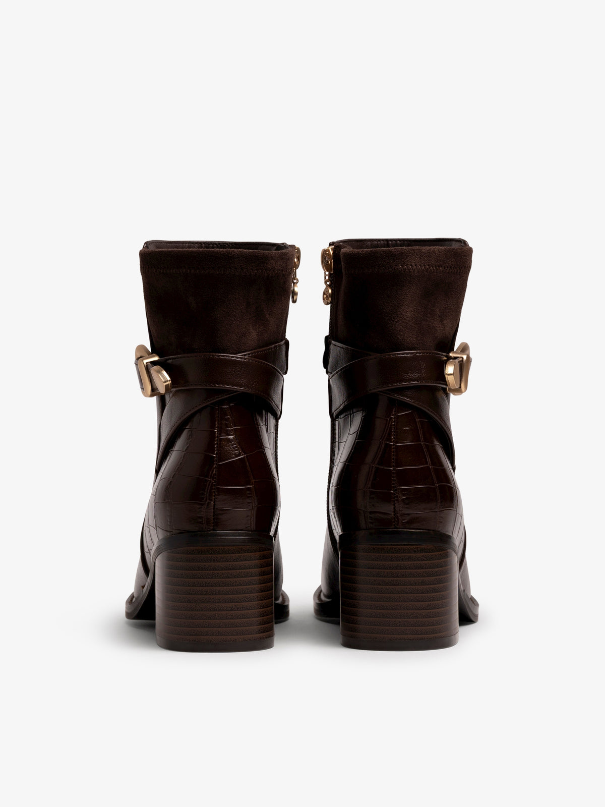 botines de tacón Mujer Botines marron 03