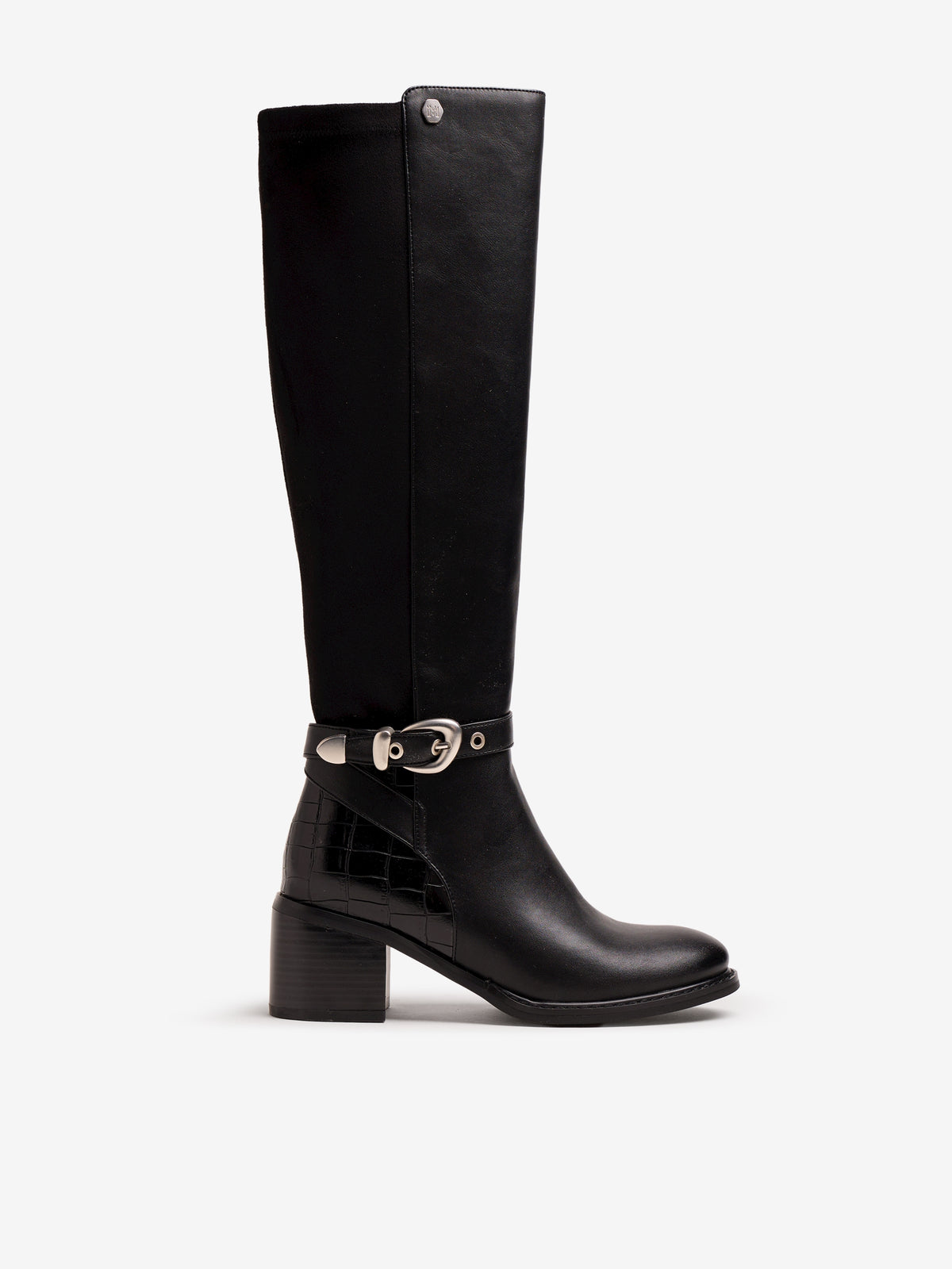 botines de tacón Mujer Botines negro 01