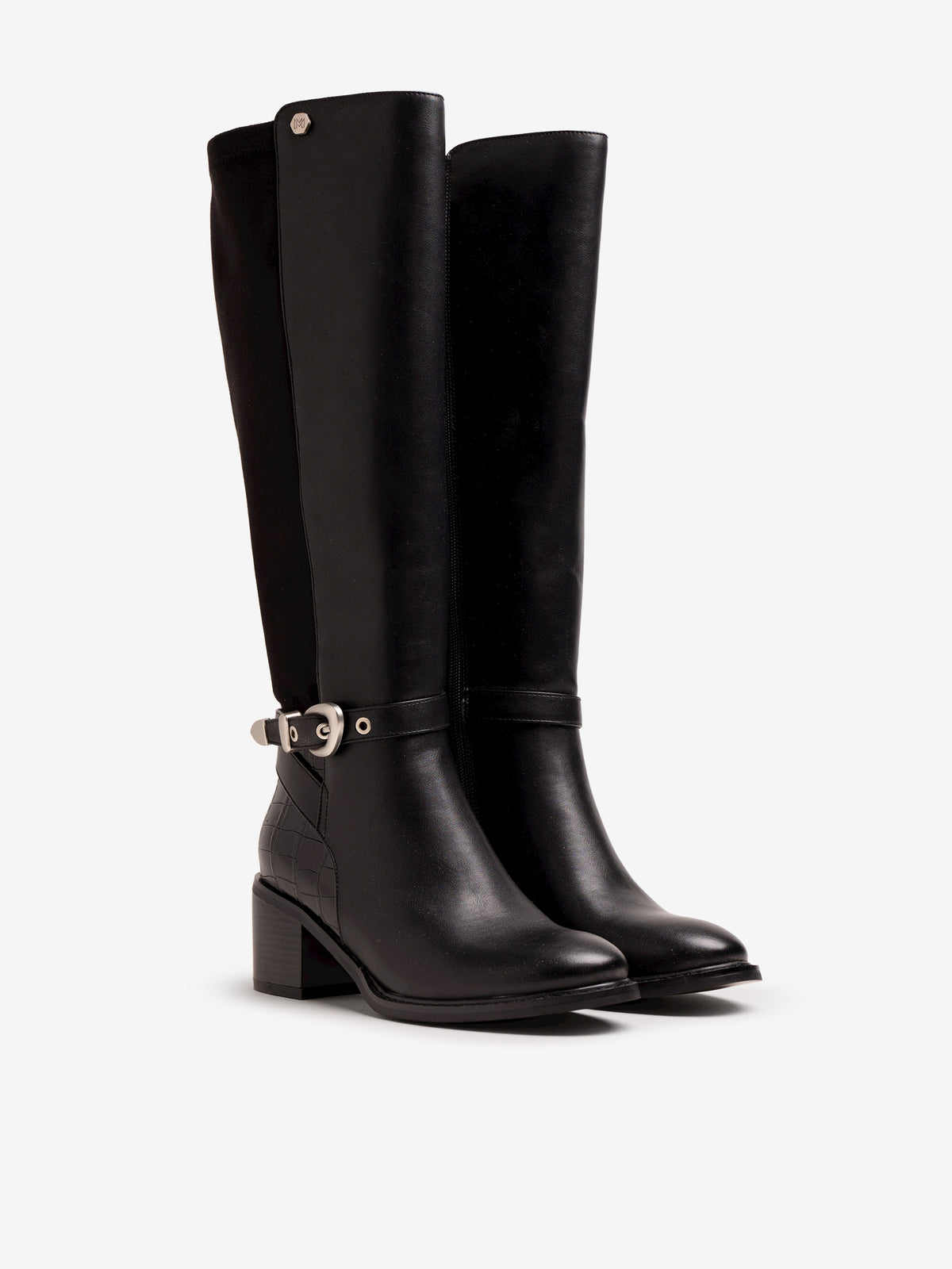 botines de tacón Mujer Botines negro 05