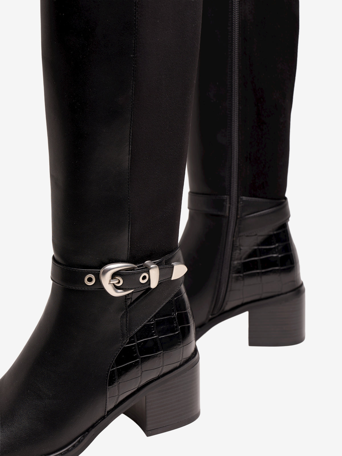 botines de tacón Mujer Botines negro 06