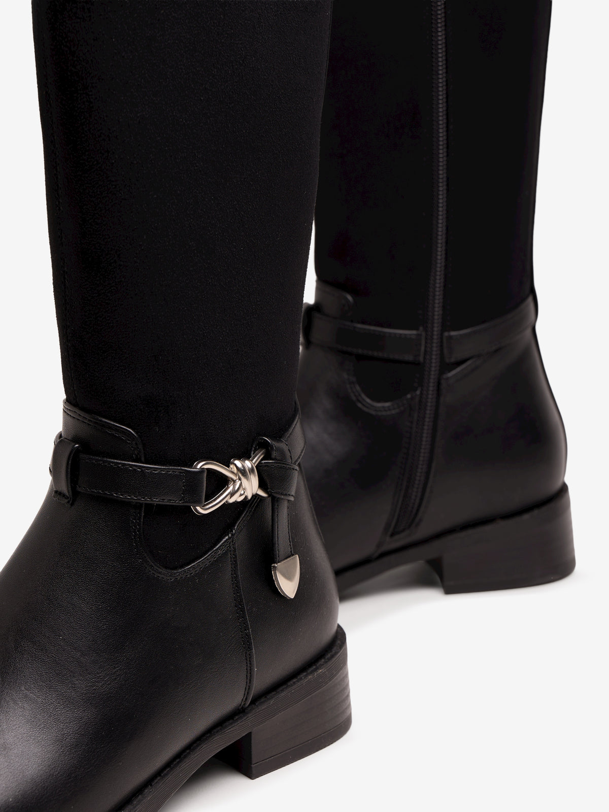 botas planas Mujer Botas negro 06