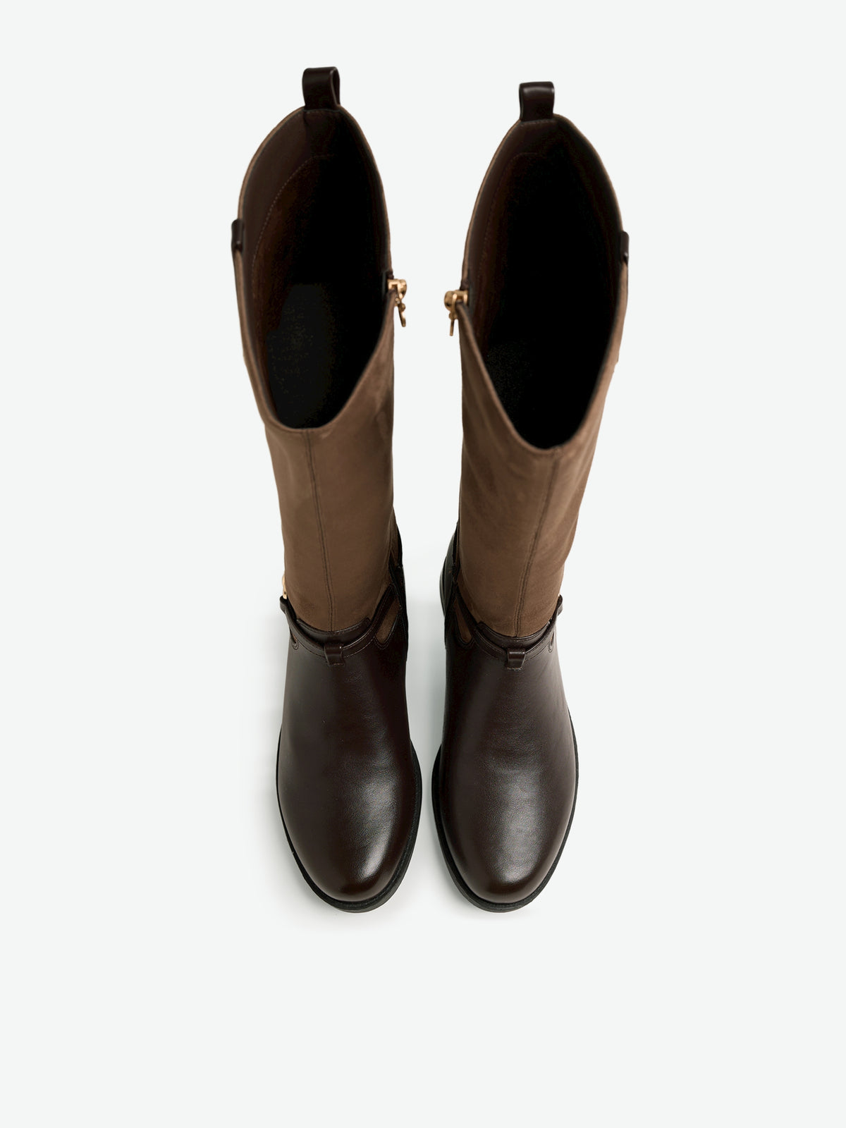 botas planas Mujer Botas marron 02