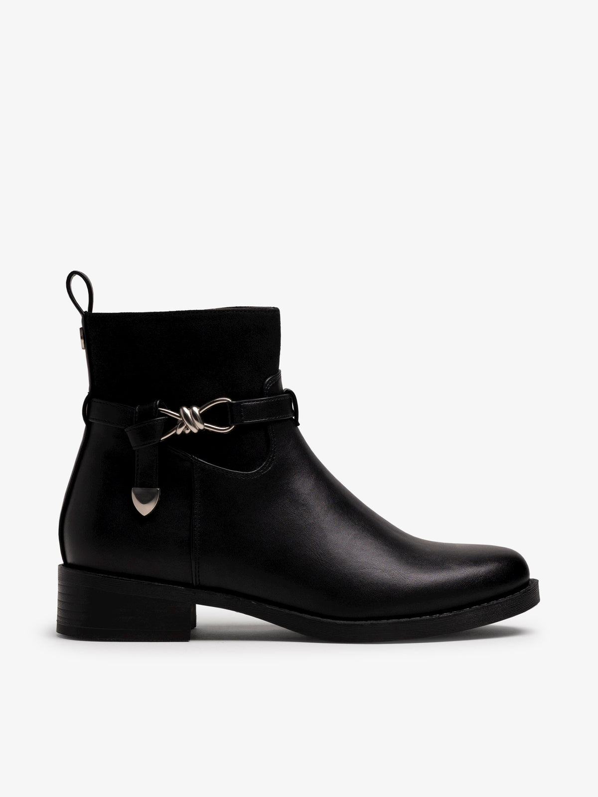 botines planos Mujer Botines negro 01