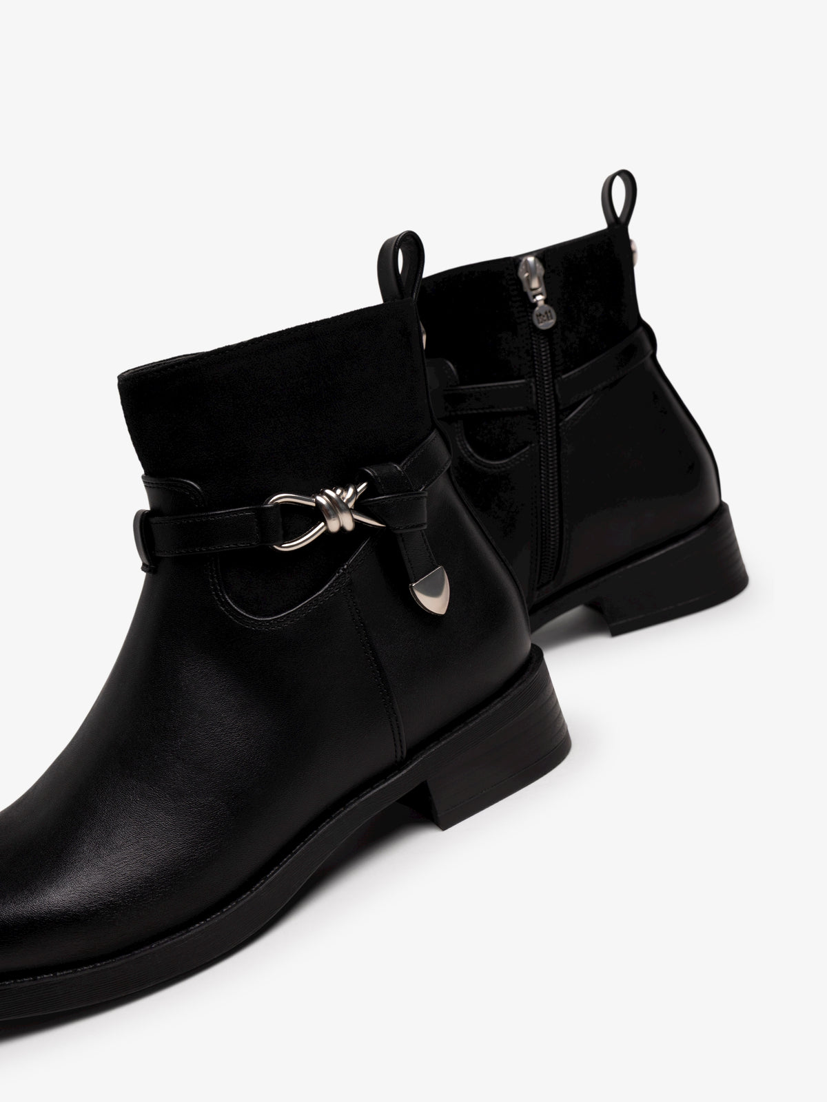 botines planos Mujer Botines negro 04
